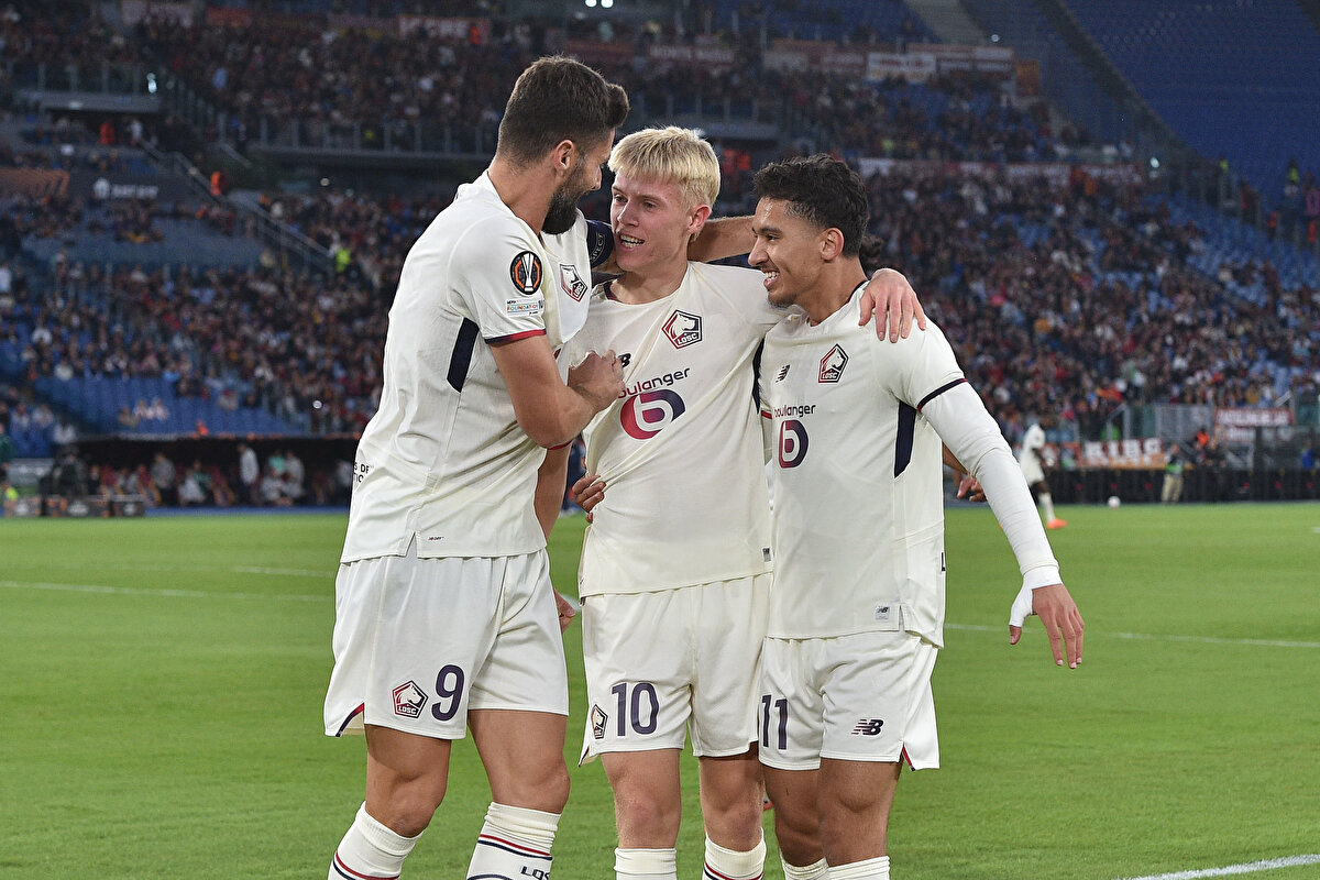 Lille, 6. dakikada Haraldsson'un attığı golle Roma'yı 1-0 mağlup etti ve 2'de 2 yaparak 6 puana yükseldi. 