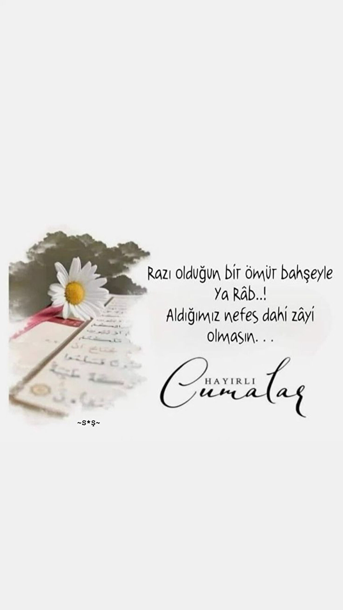 “Yüreğinizdeki tüm dualar, Allah katında kabul bulsun. Sağlık, huzur ve bereketle dolu bir gün dilerim.”