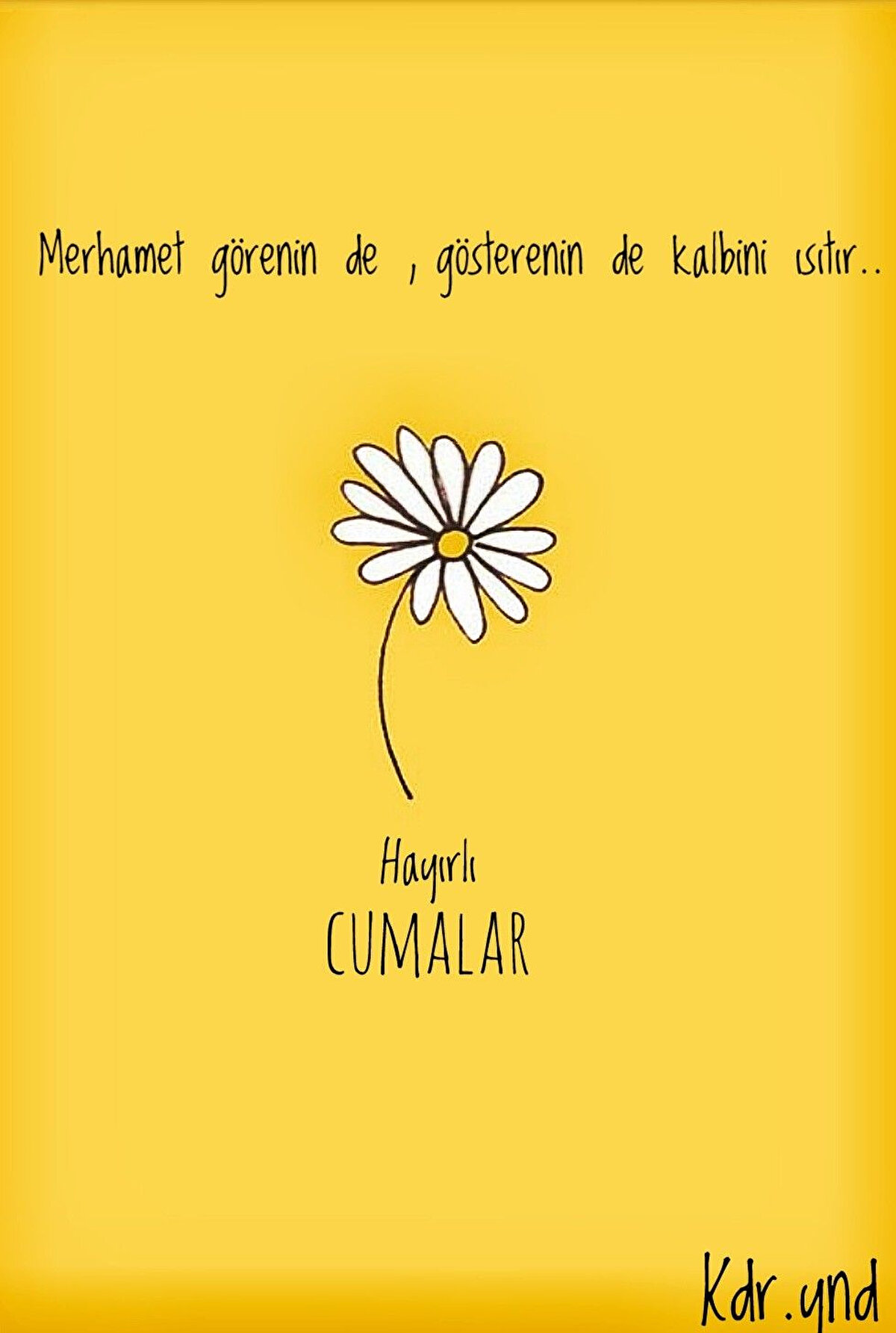 “Bu mübarek günde kalbiniz huzur bulsun. Allah, hayırlı kullarından olabilmeyi nasip etsin.”