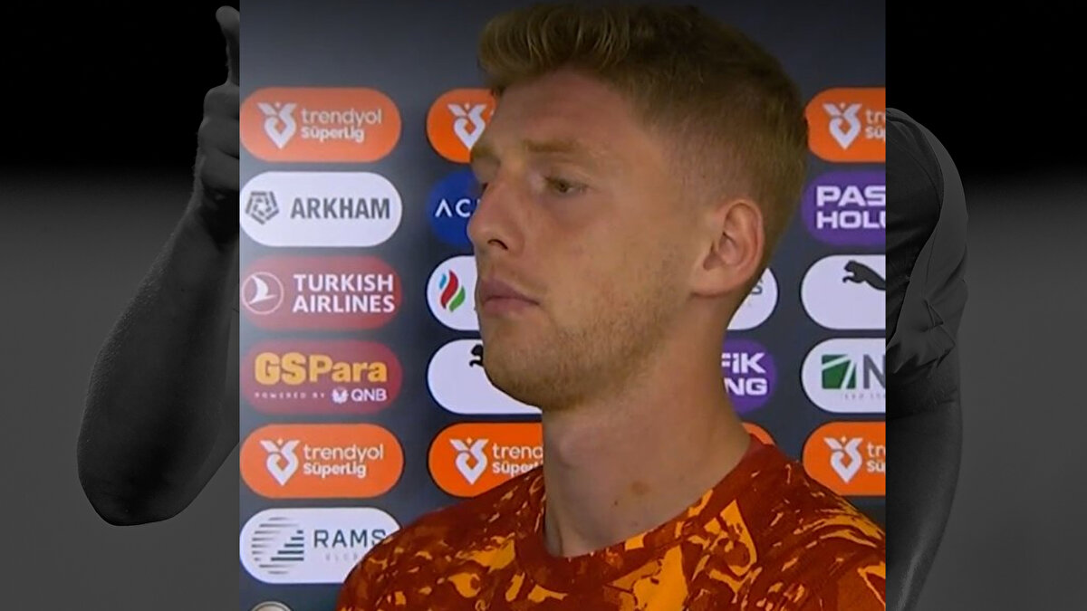 METEHAN BALTACI'DAN YAYINCU KURULUŞA GÖNDERME<br><br>Galatasaray'ın genç yıldızı Metehan Baltacı, maç öncesinde yayıncı kuruluşa röportaj verdi.