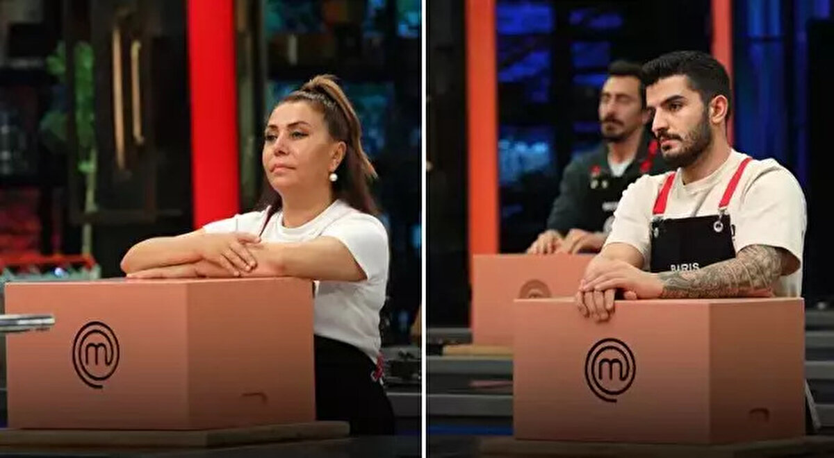 MASTERCHEF 1. VE 2. ELEME ADAYLARI KİM OLDU?<br><br>Dokunulmazlığı kaybeden kırmızı takım yarışmacıları, bireysel dokunulmazlık oyununda ikinci kez ter döktü. Şeflerin değerlendirmesi sonucunda bireysel dokunulmazlığı kazanan yarışmacı, potaya bir arkadaşını gönderdi. Yapılan oylama sonucunda haftanın ilk iki eleme adayı belli oldu.<br><br>1. Eleme adayı: Ayten<br><br>2. Eleme adayı: Barış<br>