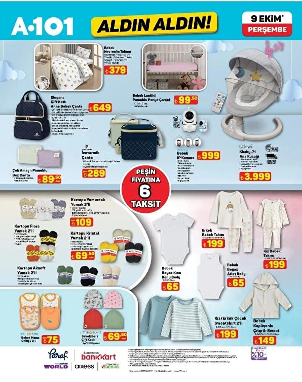 KARTOPU YUMURCAK YUMAK 2’Lİ<br>Fiyat: 109 TL<br><br>KARTOPU KRİSTAL YUMAK 2’Lİ<br><br>Fiyat: 69,50 TL