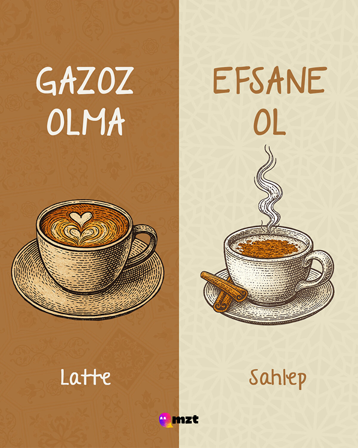 Latte vs Sahlep