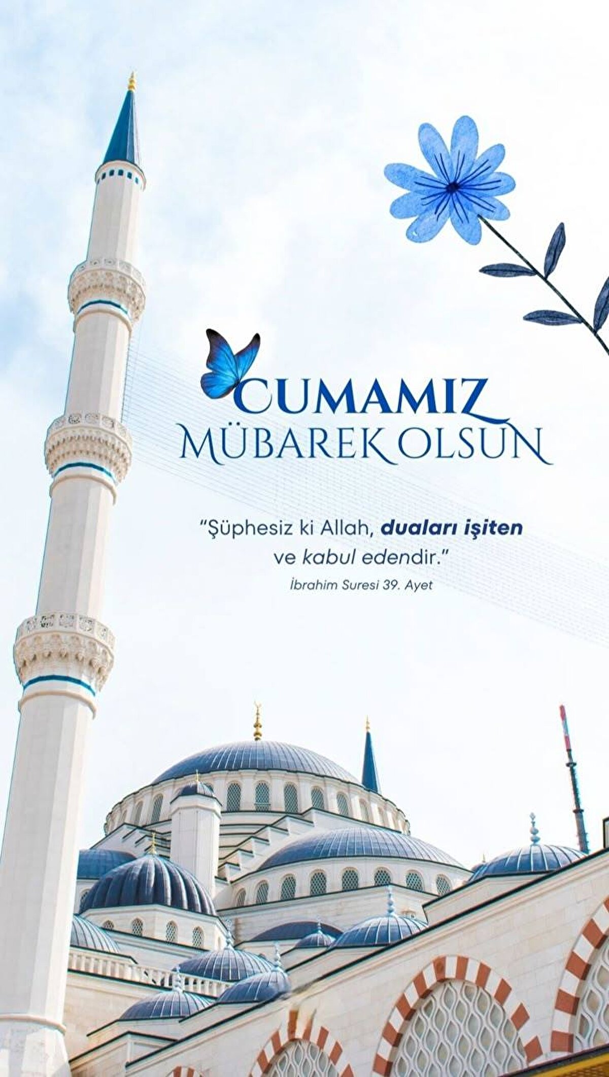 Rabbim, yaptığımız ibadetleri ve duaları kabul etsin. Şükrümüzü artıran, imanımızı güçlendiren bir Cuma olsun.