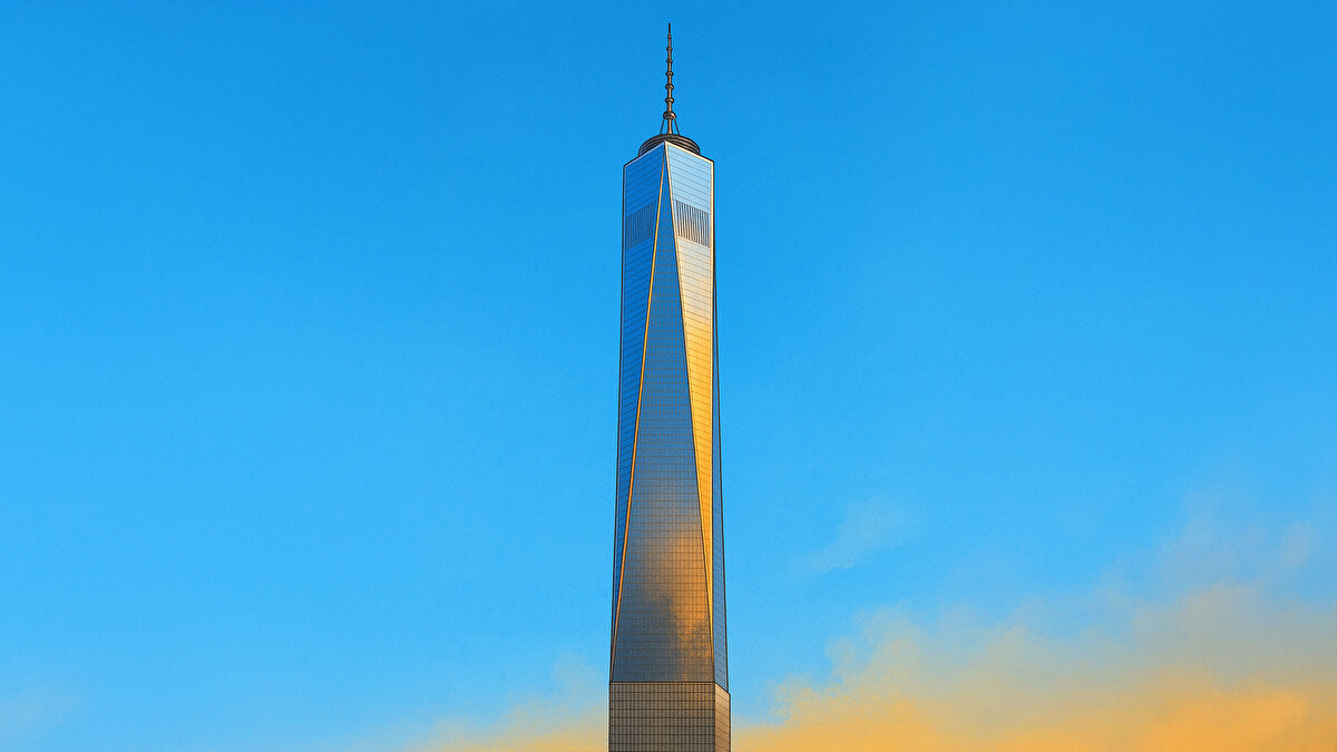 🇺🇸 One World Trade Center <br><br>New York City, ABD<br>541 m | 94 kat