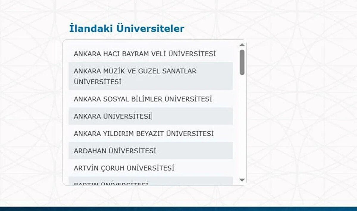 İlan Yayımlayan Üniversiteler ve Başvuru Detayları<br><br>Program kapsamında birçok üniversite kendi duyurularını paylaşmaya başladı. İşte başvuru sürecine ilişkin detayları paylaşan bazı üniversiteler: