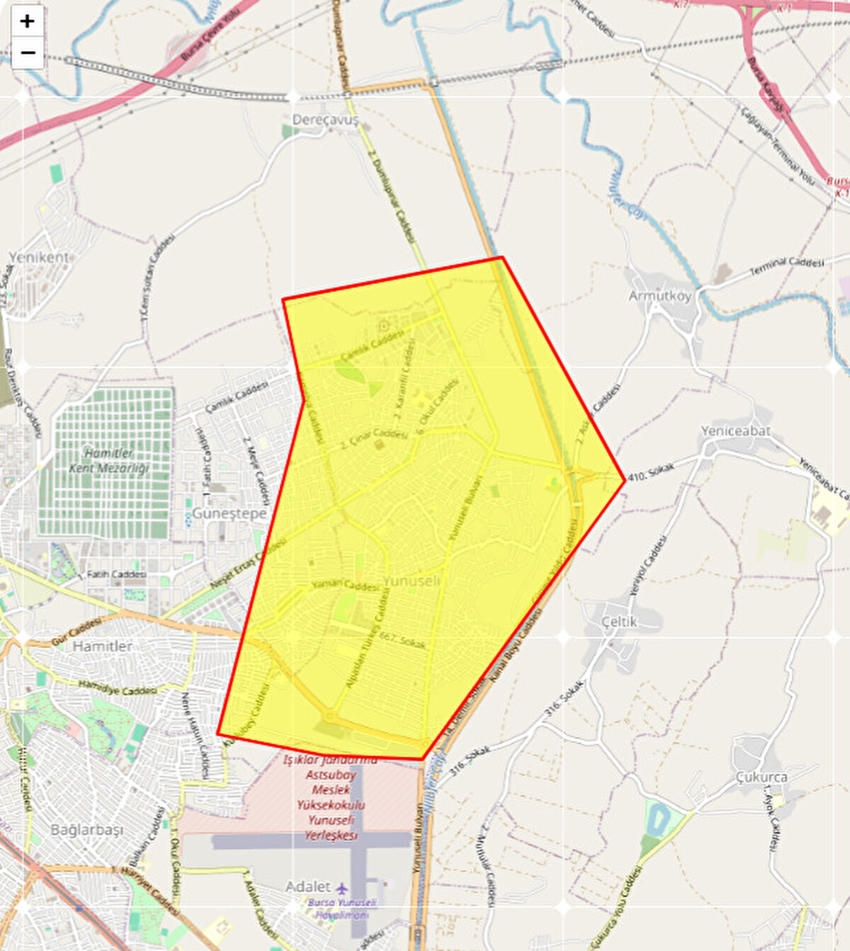 OSMANGAZİ<br>YUNUSELİ<br>Planlanan Başlangıç Tarihi: 17/10/2025 15:00<br><br>Planlanan Bitiş Tarihi: 17/10/2025 16:00<br><br>Kesim Tarihi: 17/10/2025 15:00<br><br>Açıklama: OSMANGAZİ İLÇESİ; C4_B22 Alt Bölgesinde Bulunan, Yunuseli Mahallesi İnci Sokak ve Civarı ''ARIZA'' Çalışması Nedeniyle 17.10.2025 Tarihinde 15:00 ile 16:00 Saatleri Arasında, ''SU KESİNTİSİ'' Yapılacaktır.