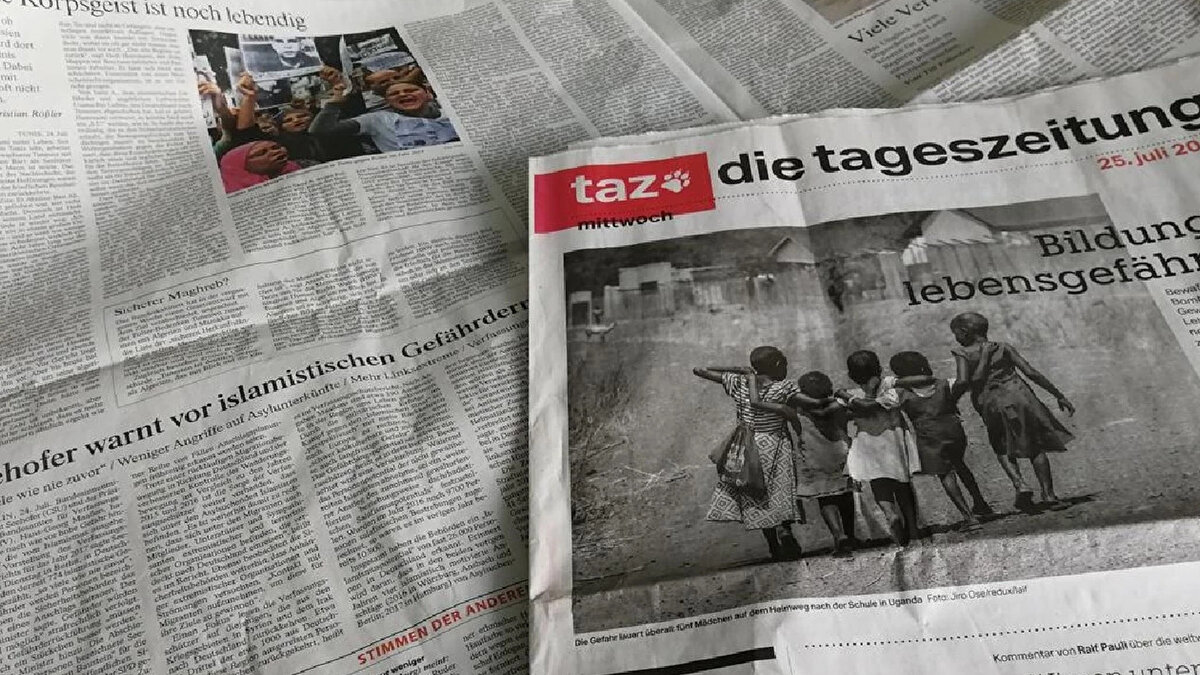 Ünlü gazete artık okuyucularıyla sadece cumartesi günü buluşacak. Yarım asırlık gazete cumartesi günleri, "Wochentaz" (Haftalık baskı" adıyla basılacak. Gazetenin günlük tirajı 46 bin olduğu öğrenilirken, internet yayınları devam edecek. 