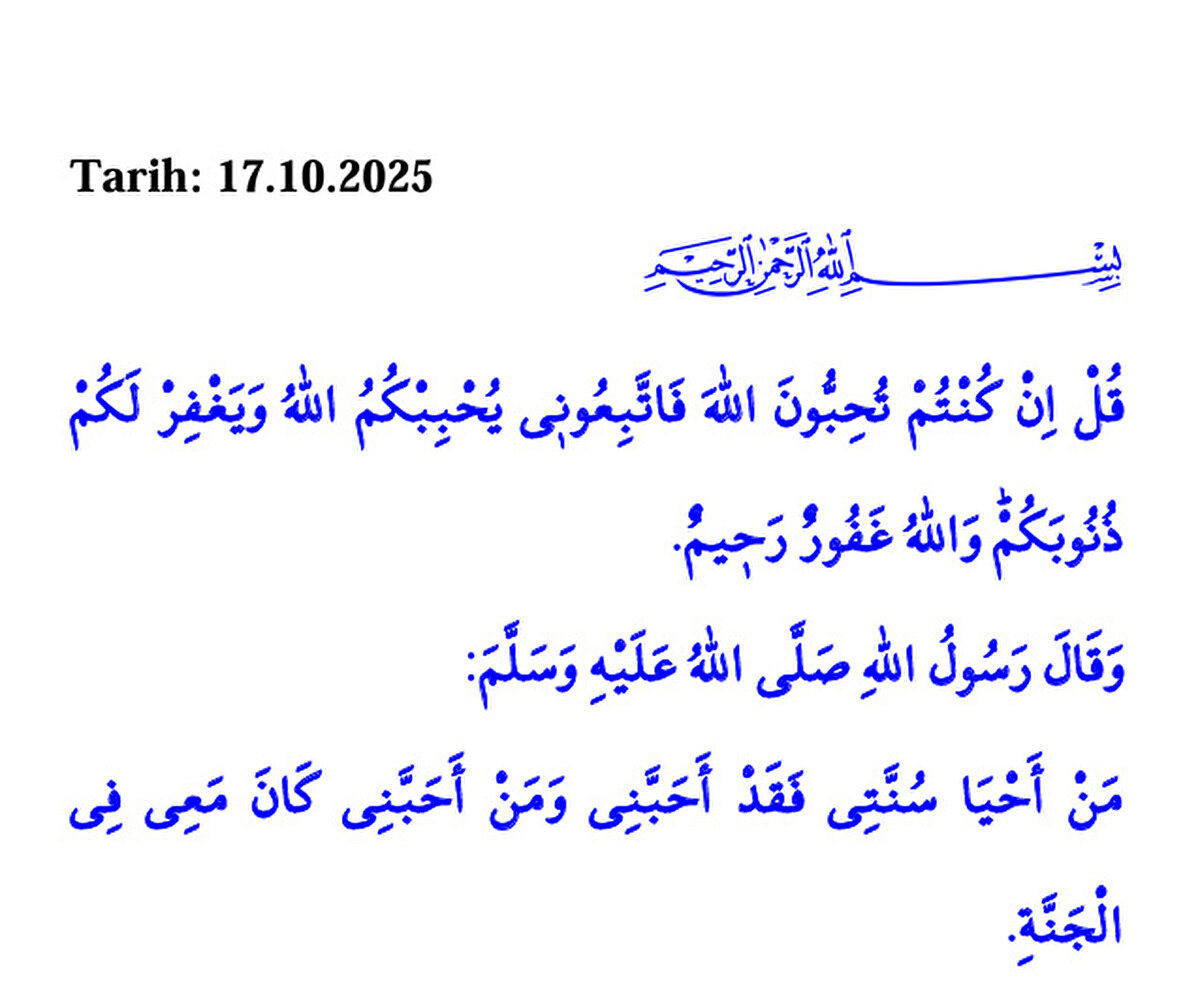 "Müslümanın Hayatına Yön Veren Rehber: Sünnet-i Seniyye"