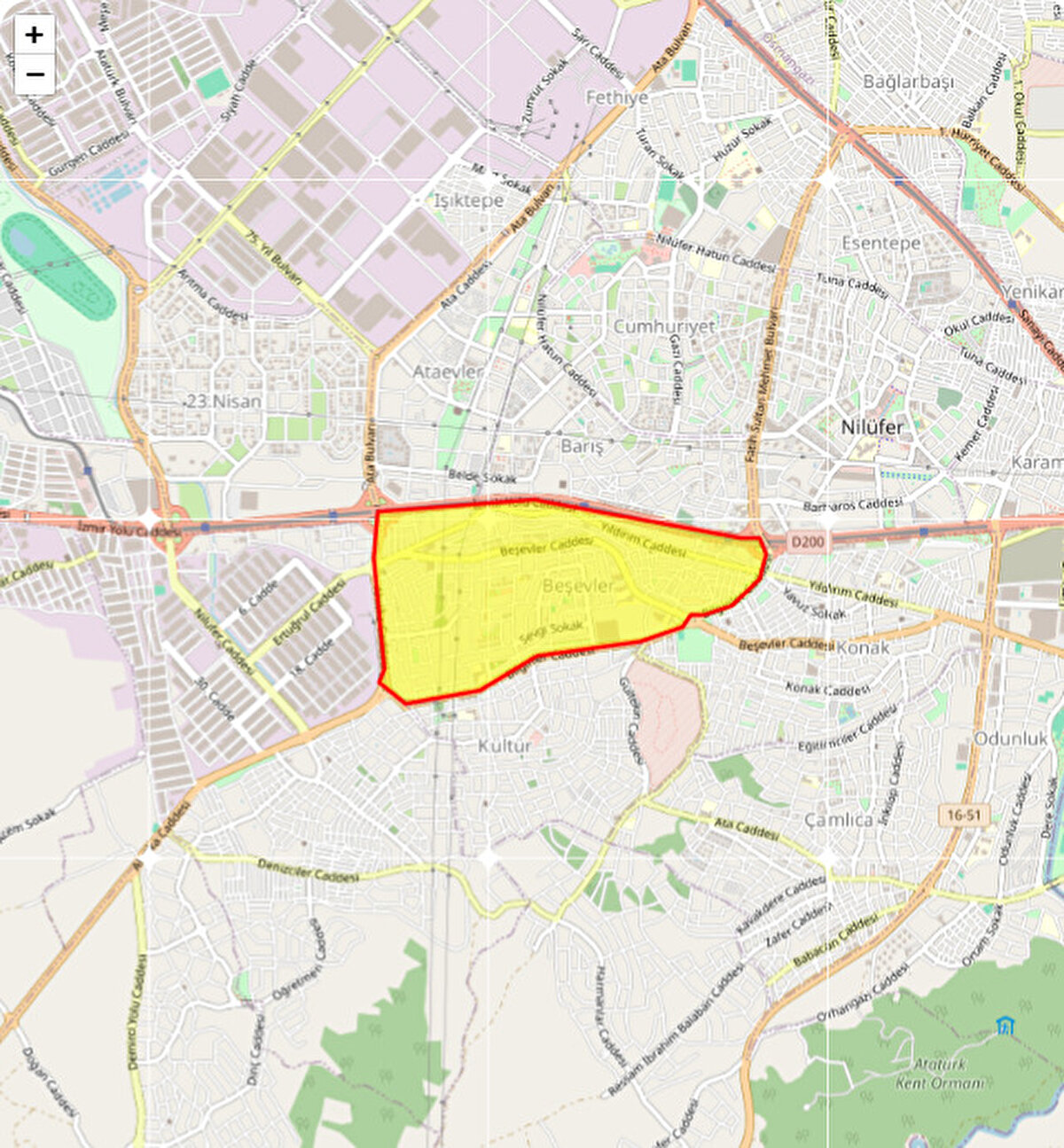 NİLÜFER<br>BEŞEVLER<br>Planlanan Başlangıç Tarihi: 17102025 10:40<br><br>Planlanan Bitiş Tarihi: 17102025 11:40<br><br>Kesim Tarihi: 17102025 10:40<br><br>Açıklama: NİLÜFER İLÇESİ; C4_B53 Alt Bölgesinde Bulunan, Beşevler Mahallesi Yıldırım Cadde ve Civarı "ARIZA" Çalışması Nedeniyle 17.10.2025 Tarihinde 10:40 ile 11:40 Saatleri Arasında, "SU KESİNTİSİ" Yapılacaktır.