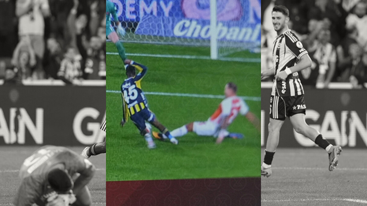 Topun başına geçen Anderson Talisca, kaleciyle topu farklı köşelere göndererek 23. dakikada Fenerbahçe’yi 1-0 öne geçirdi.