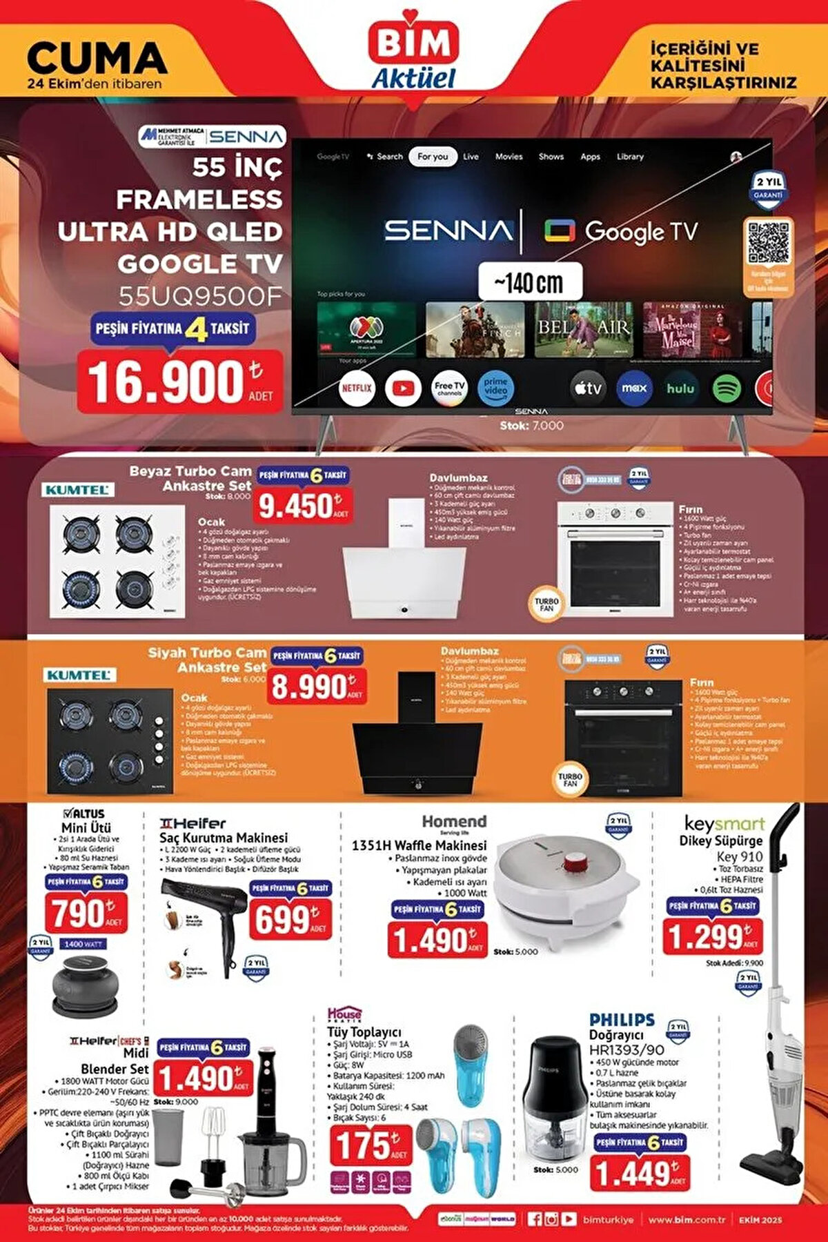 Teknoloji Ürünleri: (Detaylar katalogda belirtilebilir, örn: kulaklık, powerbank vb.)