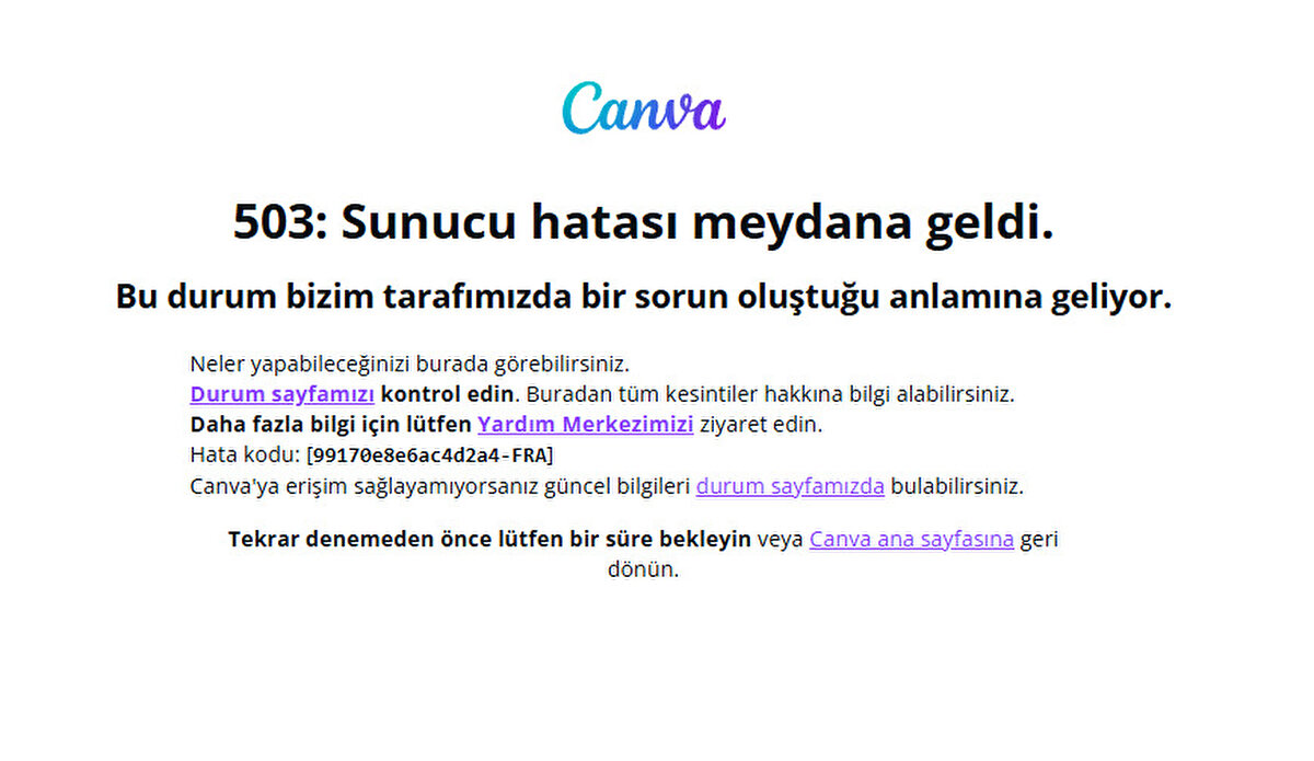 Dijital dünyanın devleri, Amazon Web Services (AWS) altyapısında meydana gelen geniş çaplı bir sorun nedeniyle aynı anda erişim krizine girdi. AWS'nin bazı temel hizmetlerindeki "artan hata oranları" yüzünden, bulut tabanlı çalışan birçok popüler platform geçici olarak kullanılamaz hale geldi.<br>Dünya genelinde milyonlarca kullanıcının tercih ettiği popüler grafik tasarım platformu Canva da an itibarıyla erişim sorunlarıyla mücadele ediyor. Kullanıcılar, platforma girmeye çalıştıklarında "Ana sayfayı yükleyemedik" mesajı ve teknik bir hata kodu olan "503 Sunucu Hatası" ile karşılaşıyor. Bu durum, "Canva çöktü mü?" sorusunu hızla gündeme taşıdı.
