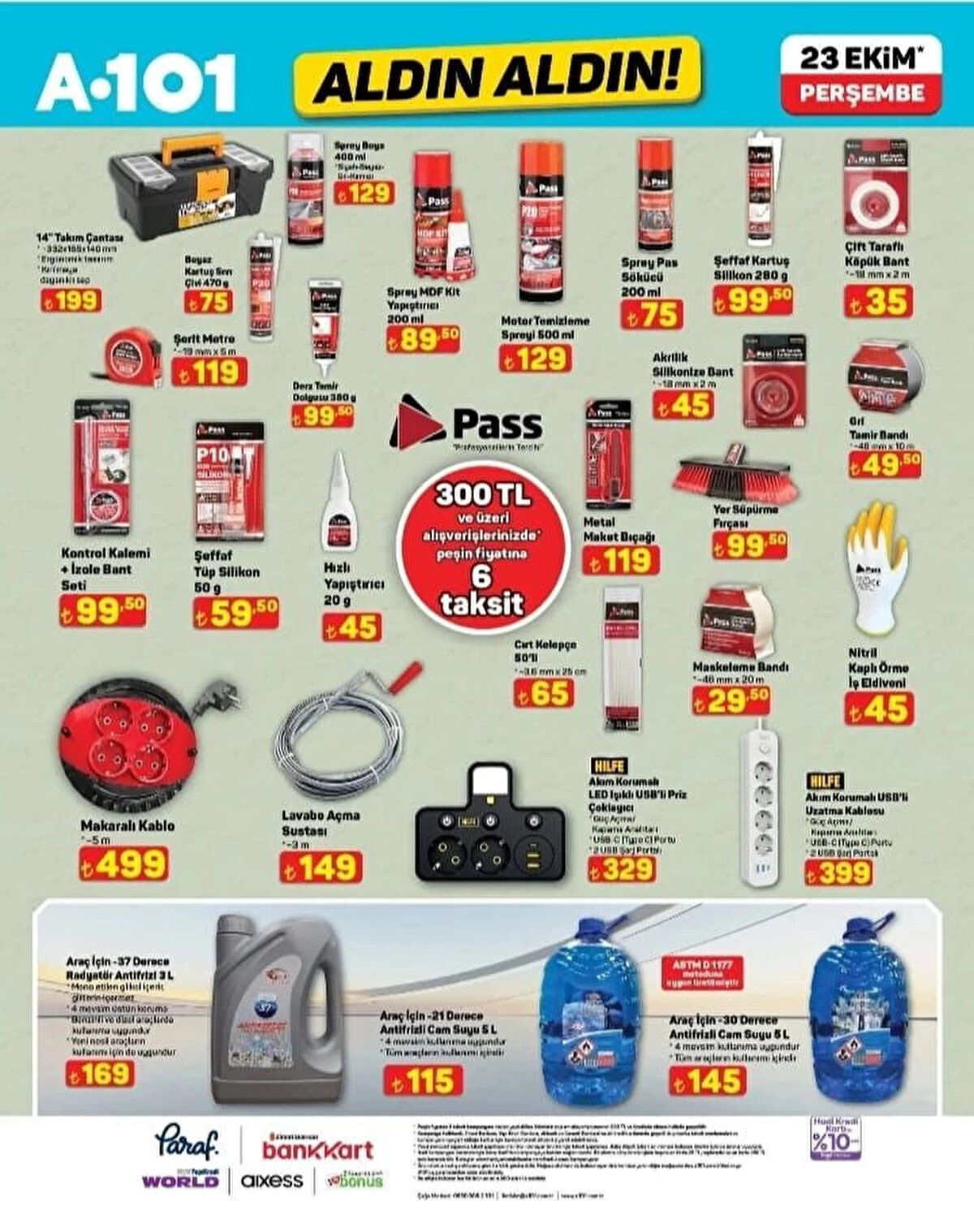 MAKARALI KABLO 5 M<br>Fiyat: 499 TL<br><br>LAVOBA AÇICI SUSTASI 3 M<br><br>Fiyat: 149 TL