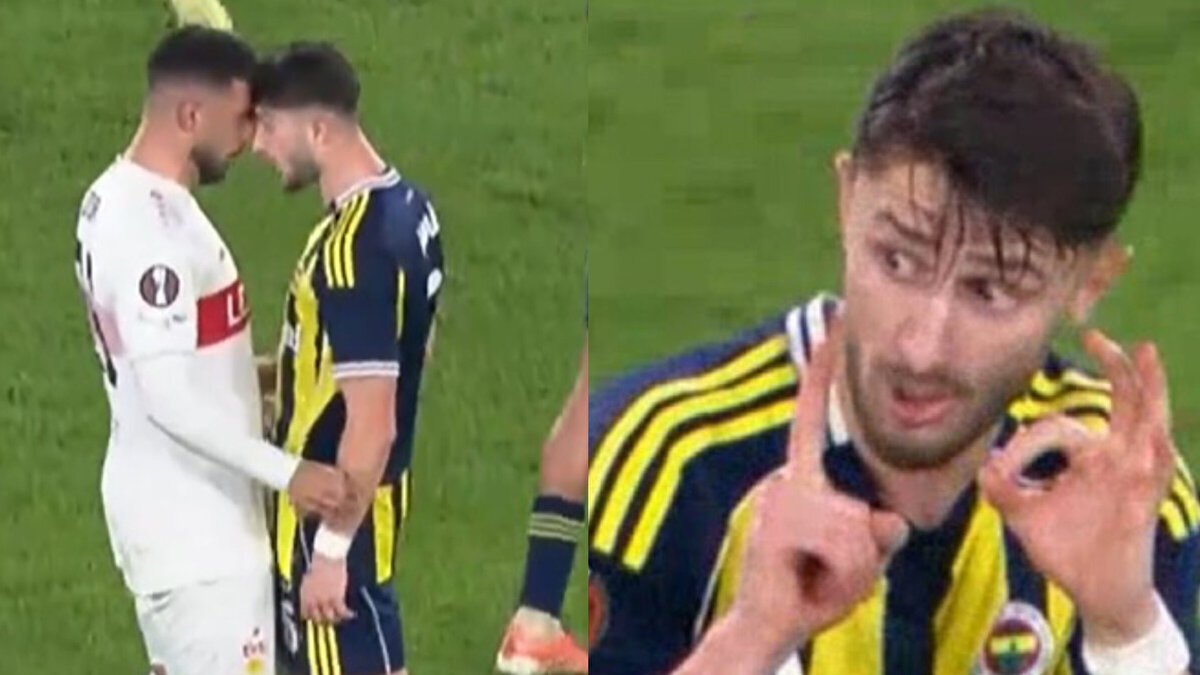 Deniz Undav, Fenerbahçe maçında kimle kavga etti? <br><br>Maçın son anlarında Fenerbahçe'den İsmail Yüksek ile Stuttgart'tan Deniz Undav arasında tartışma yaşandı. İkili arasındaki tartışma, diğer oyuncuların girmesiyle son bulurken İsmail, Deniz Undav'a skor tabelasını göstererek 1-0 işareti yaptı. Maçın son düdüğü sonrası Fenerbahçe'nin orta saha oyuncusu Edson alvarez ile Alman takımın savunma oyuncusu Julian Chabot arasında tansiyon yükseldi. Bir süre iki takım oyuncuları arasında itişmeler yaşanırken teknik heyetlerin araya girmesiyle kavga daha fazla büyümeden yatıştırıldı.