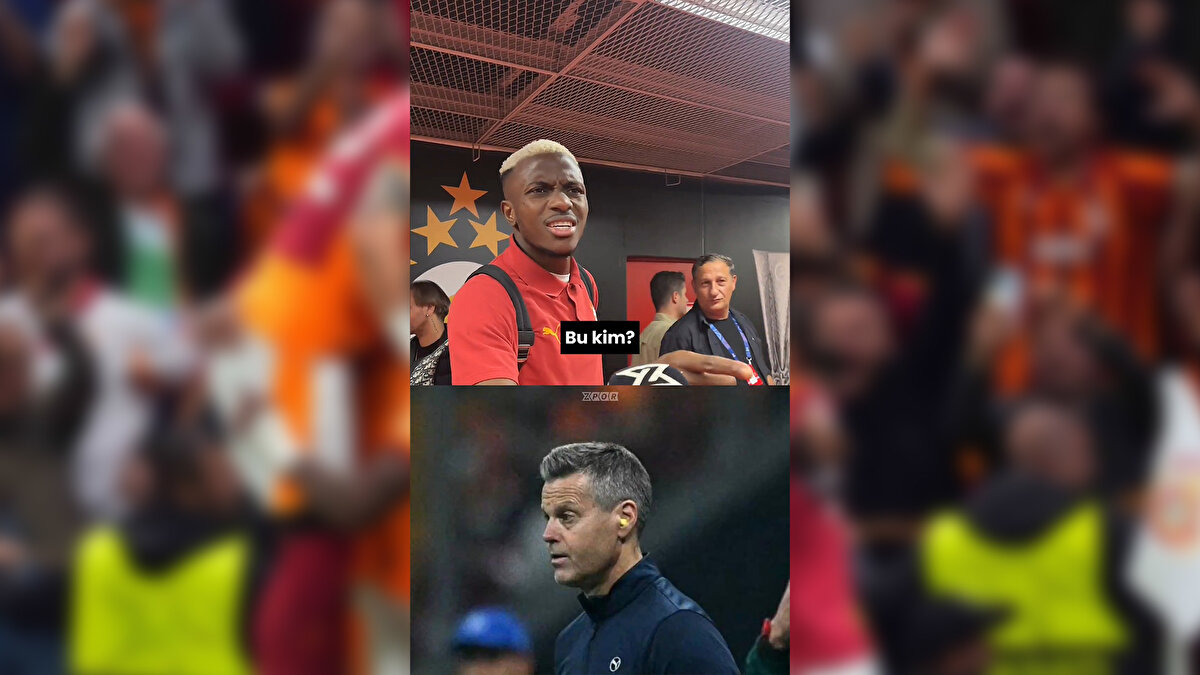 Osimhen'den yorum<br><br>Victor Osimhen, "Galatasaray taraftarı en iyisi." ifadelerini kullandı.