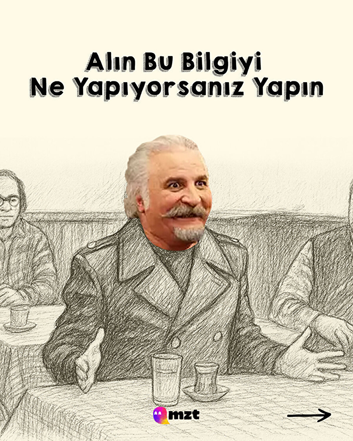 Alın bu bilgiyi ne yapıyorsanız yapın