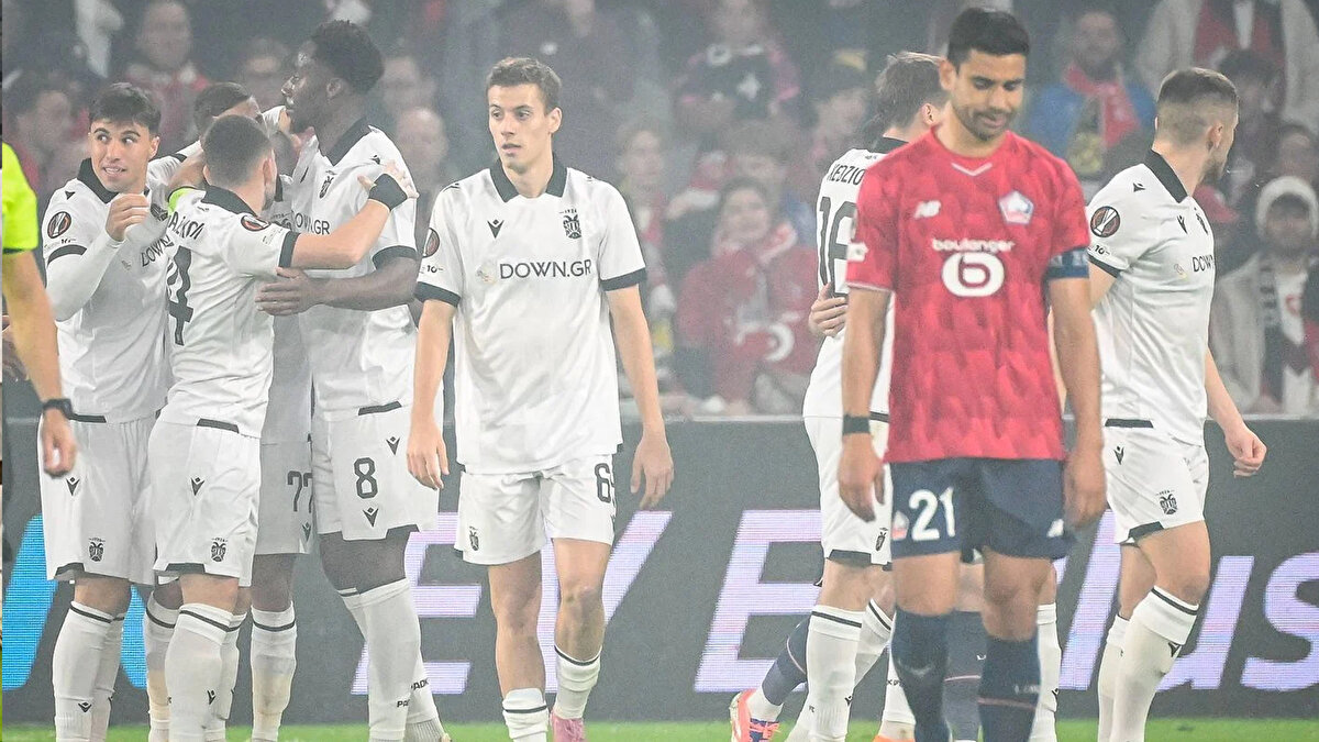 PAOK, zorlu deplasmanda Lille’i 4-3 mağlup ederek gecenin en sürpriz sonucuna imza attı.