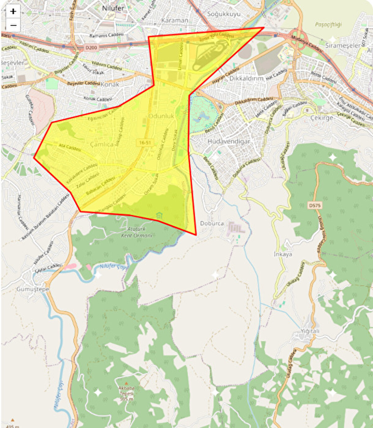 NİLÜFER<br>ODUNLUK<br>Planlanan Başlangıç Tarihi: 24102025 11:25<br><br>Planlanan Bitiş Tarihi: 24102025 15:00<br><br>Kesim Tarihi: 24102025 11:25<br><br>Açıklama: NİLÜFER İLÇESİ; C4_B01 Alt Bölgesinde Bulunan Odunluk Mahallesi Orhangazi Cadde ve Çamlıca Mahallesinin Bir Kısmı ''ARIZA'' Çalışmaları Nedeniyle 24.10.2025 Tarihinde 11:25 ile 15:00 Saatleri Arasında ''SU KESİNTİSİ'' Yapılacaktır.