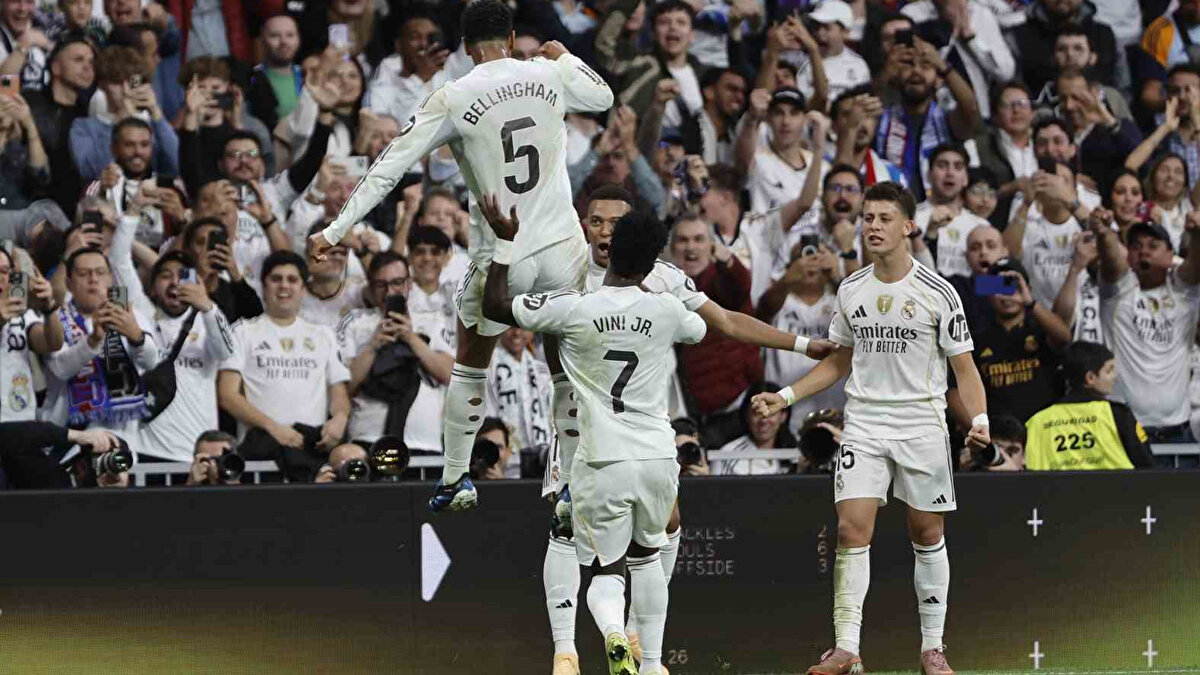 Karşılaşmaya hızlı başlayan Real, Mbappe ile golü bulsa da ofsayt sebebiyle gol geçersiz sayıldı. Bu golün asistini Arda Güler yapmıştı.