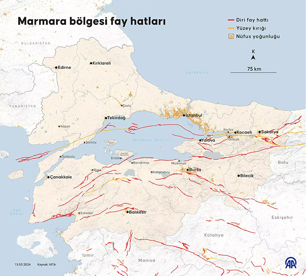 Üçüncü derece risk taşıyan bölgeler nereler?<br><br>Eskişehir, Antalya, Tekirdağ, Edirne, Sinop, İstanbul, Kastamonu'yu, Ordu, Samsun, Giresun, Artvin, Şanlıurfa, Mardin, Kilis, Adana, Gaziantep'in de bazı bölgeleri ve Kahramanmaraş, Sivas, Gümüşhane, Bayburt, Kayseri, Yozgat, Çorum, Ankara, Konya, Mersin ve Nevşehir.