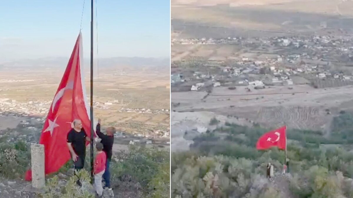 İslahiye’de 29 Ekim Cumhuriyet Bayramı dolayısıyla İslahiye Dağcılık ve Doğa Sporları Kulübü Başkanı Hasan Şenocak öncülüğündeki ekip, Türk bayrağını ilçeyi kuş bakışı gören Amanos Dağları’nın eteklerindeki 1100 rakımlı Değirmencik zirvesine 4 saatlik tırmanışla taşıyıp, bölgede dalgalandırdı.