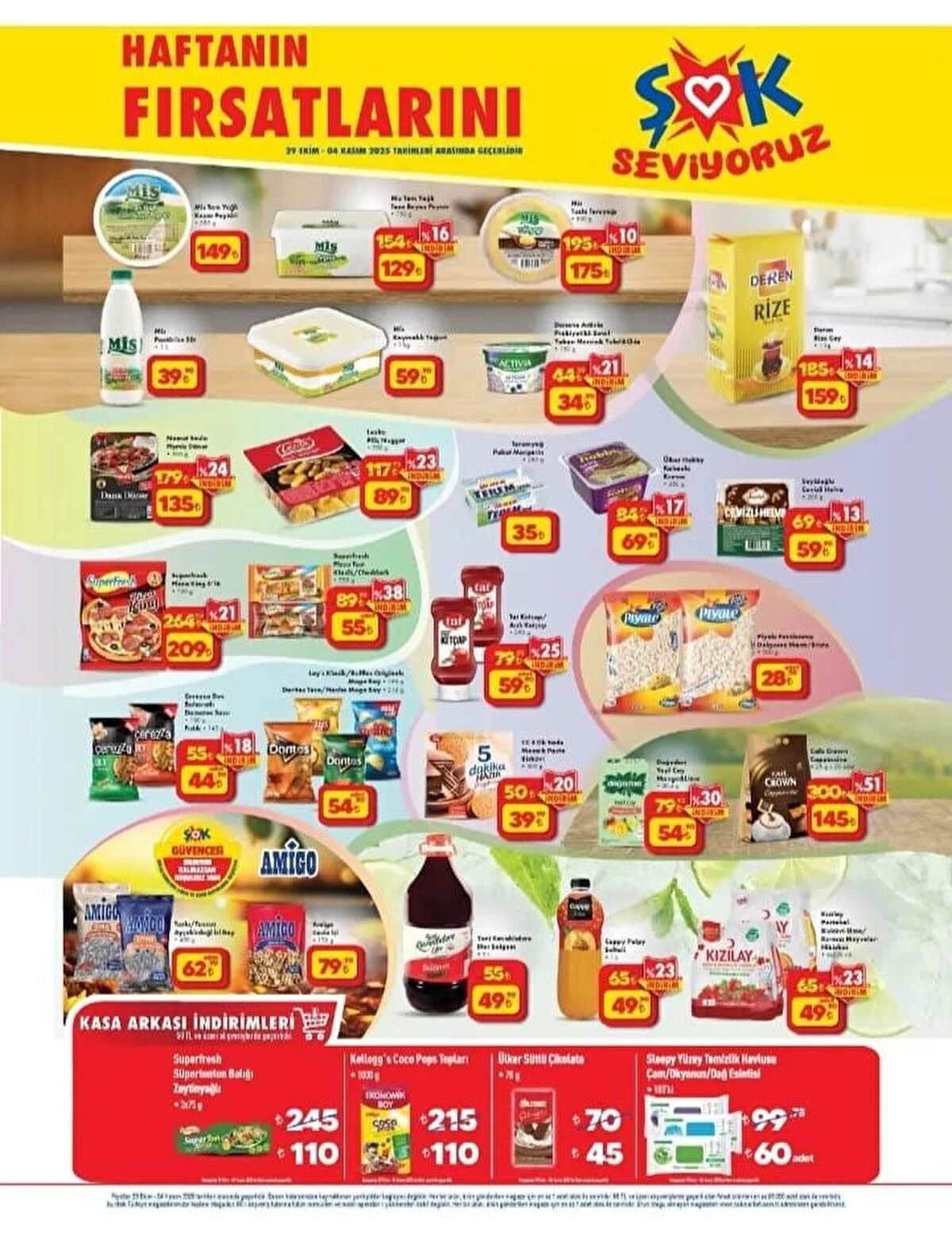 MİS TAM YAĞLI KAŞAR PEYNİRİ 500 G<br>Fiyat: 149 TL<br><br>MİS TAM YAĞLI TAZE BEYAZ PEYNİR 750 G<br><br>Fiyat: 129 TL