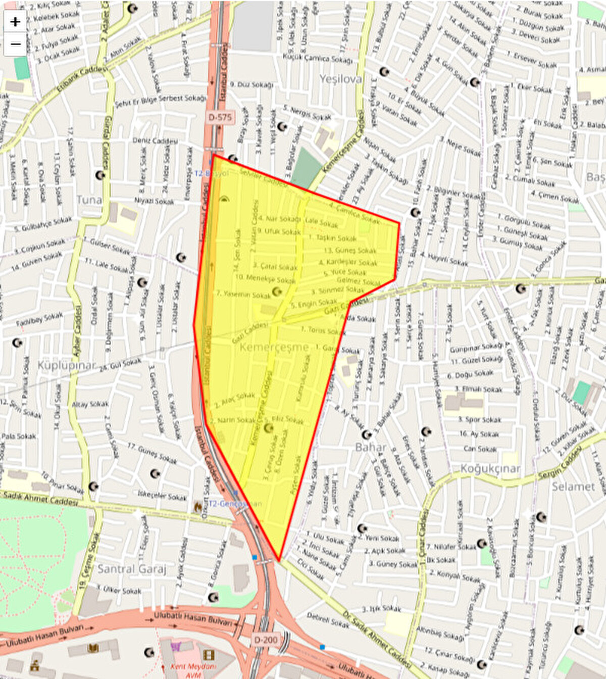 OSMANGAZİ<br>KEMERÇEŞME<br>Planlanan Başlangıç Tarihi: 30102025 15:10<br><br>Planlanan Bitiş Tarihi: 30102025 17:10<br><br>Kesim Tarihi: 30102025 15:10<br><br>Açıklama: OSMANGAZİ İLÇESİ; C4 - D_10 Alt Bölgesinde Bulunan, Kemerçeşme Mahallesi Güven Sokak ve Civarı, "ARIZA" Çalışması Nedeniyle 30.10.2025 Tarihinde 15:10 ile 17:10 Saatleri Arasında "SU KESİNTİSİ" Yapılacaktır.