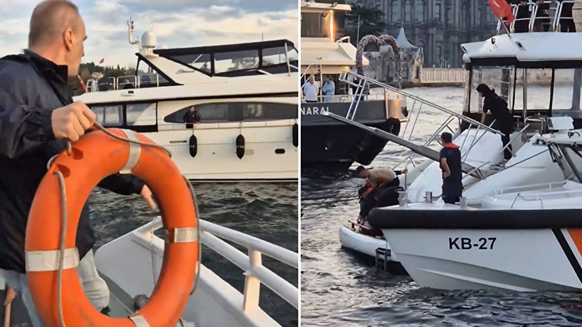 İddiaya göre bir kadın henüz bilinmeyen bir nedenle denize düştü. Suda çırpınmaya başlayan kadını gören 1 kişi onu kurtarmak için denize atladı. Teknelerde bulunanlar da can simidi atarak kadına yardım etmeye çalıştı. Denizde çırpınan kadını yakında bulunan yattan suya atlayan 1 kişi kurtardı. 