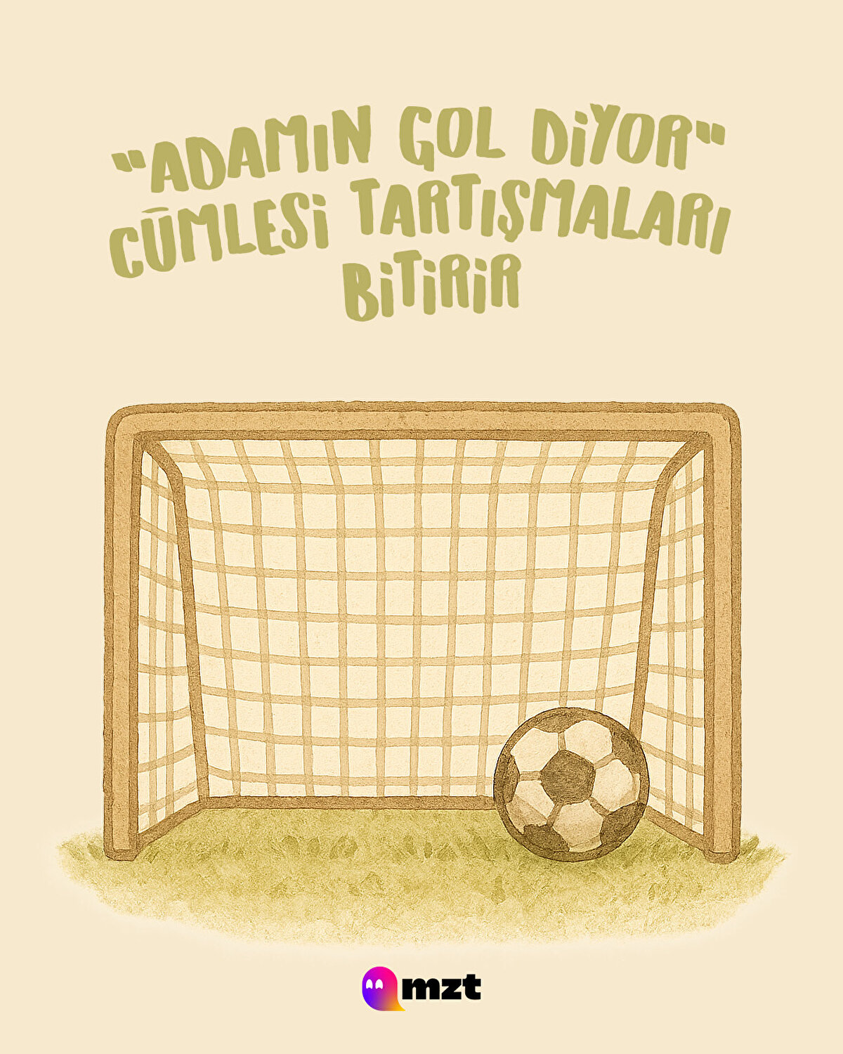 "Adamın gol diyor" cümlesi tartışmaları bitirir