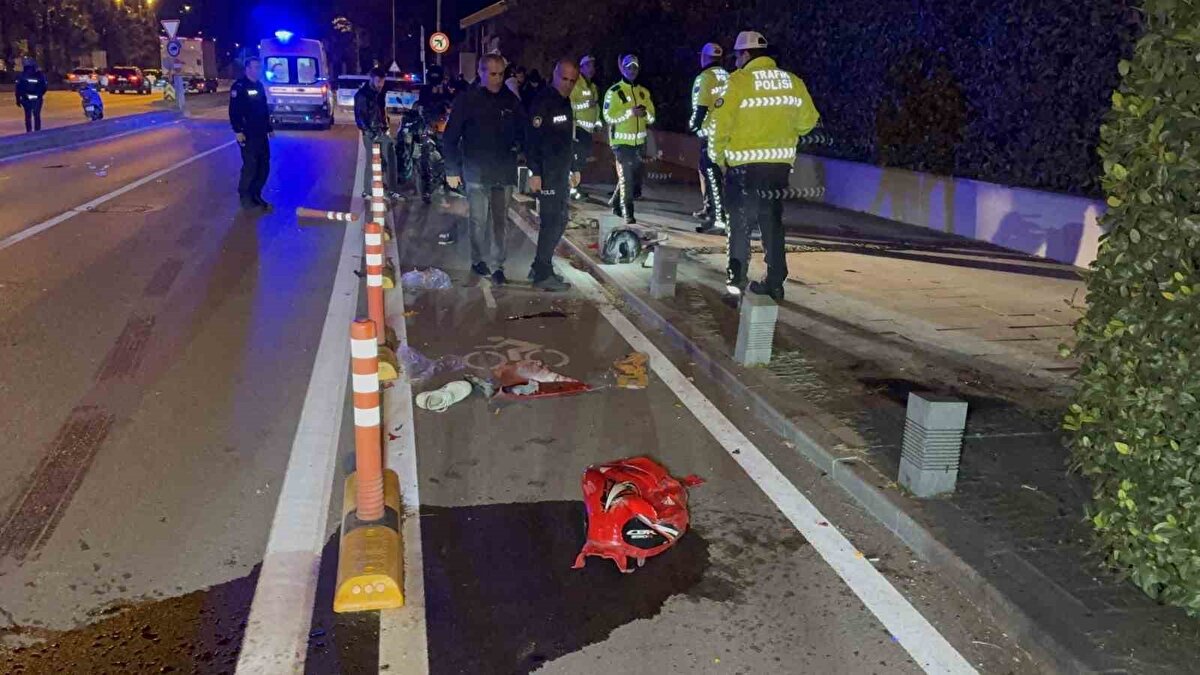 Kaza, İlkadım ilçesi Liman Mahallesi Atatürk Bulvarı yan yol bir otel yanında saat 22.30 sıralarında meydana geldi.