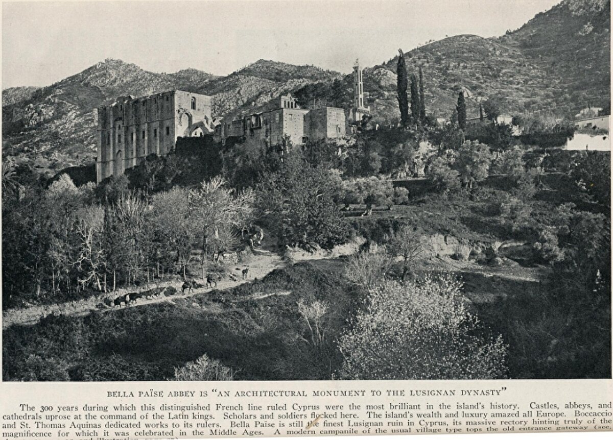 “Bella Païse Manastırı, ‘Lusinyan Hanedanı'na ait bir mimari anıt’tır”