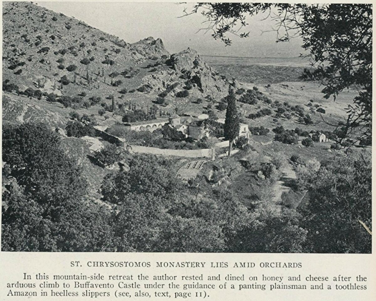 “Meyve bahçeleri arasında Aziz Chrysostomos Manastırı”