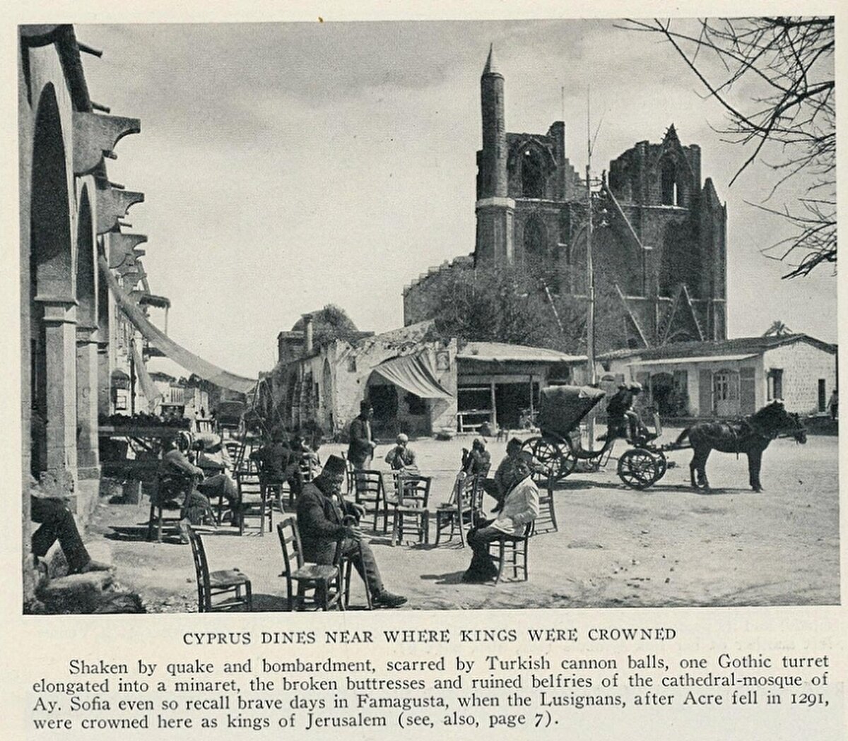 “Kıbrıs halkı, kralların taç giydiği yerde (Aziz Nikola Katedrali - Lala Mustafa Paşa Camii) yemek yiyor”