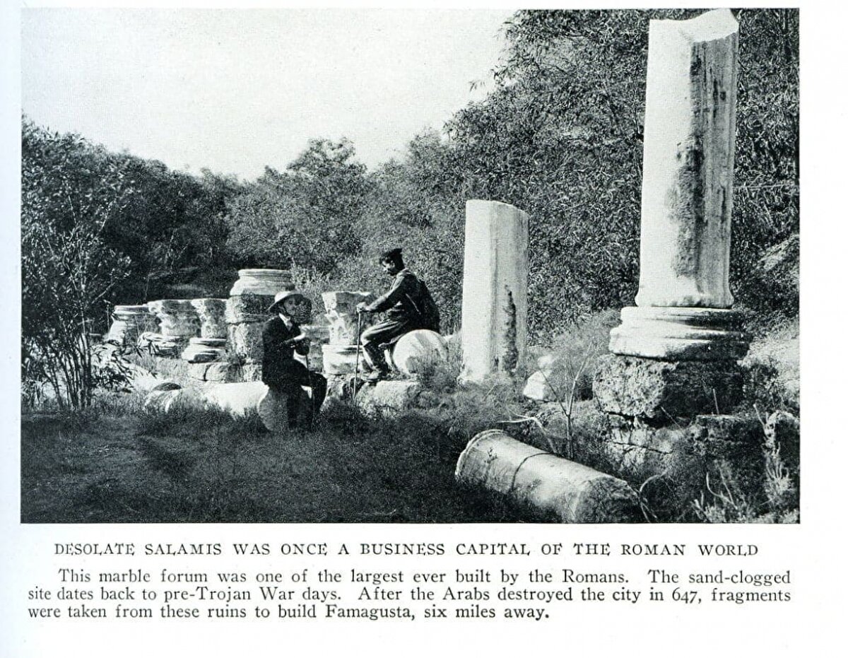 “Terk edilmiş Salamis, bir zamanlar Roma’nın merkeziydi”