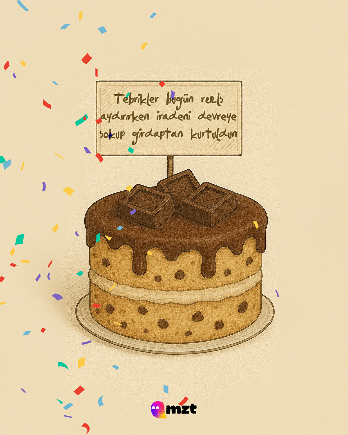 Tebrikler bugün reels kaydırırken iradeni devreye sokup girdaptan kurtuldun