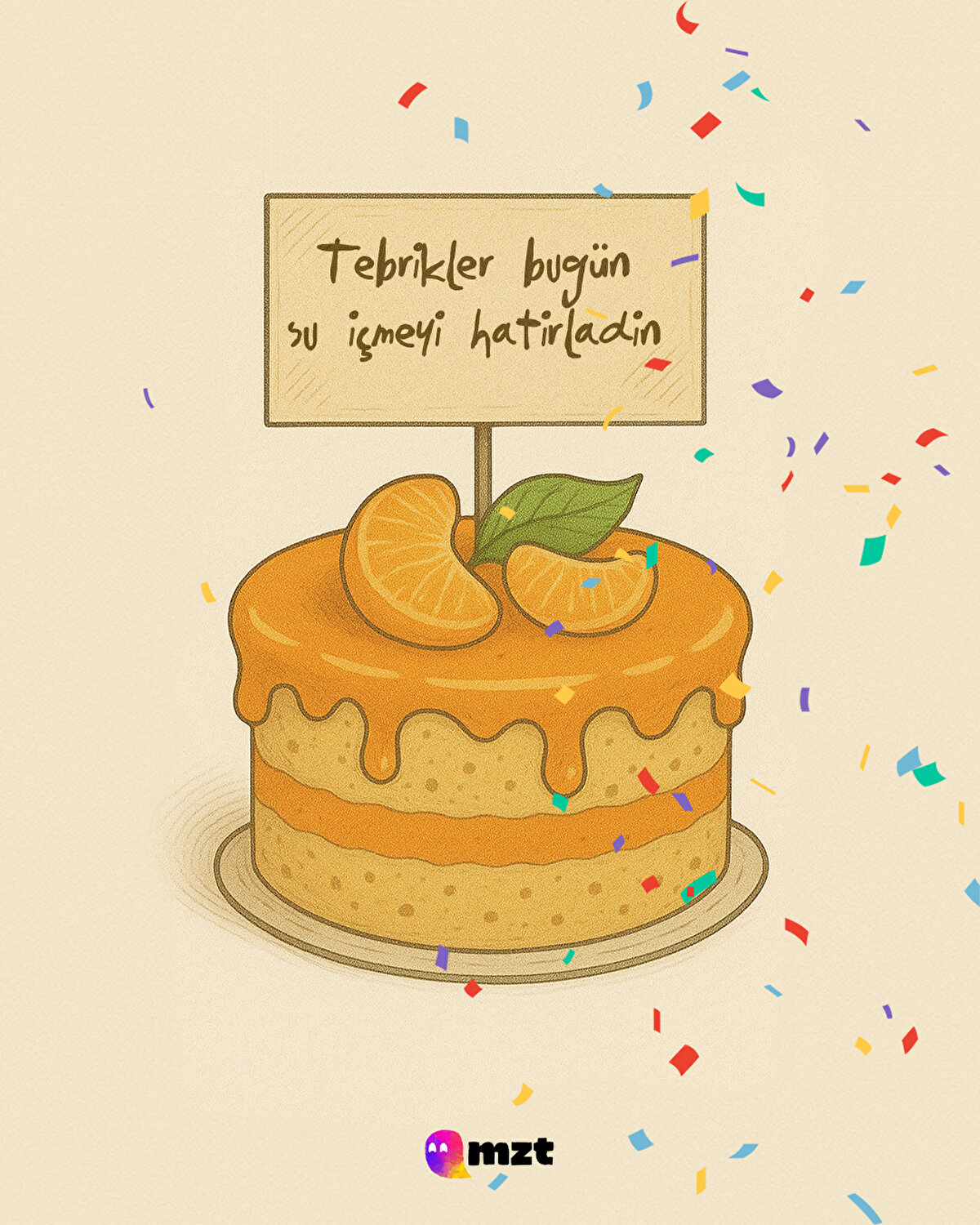 Tebrikler bugün su içmeyi hatırladın