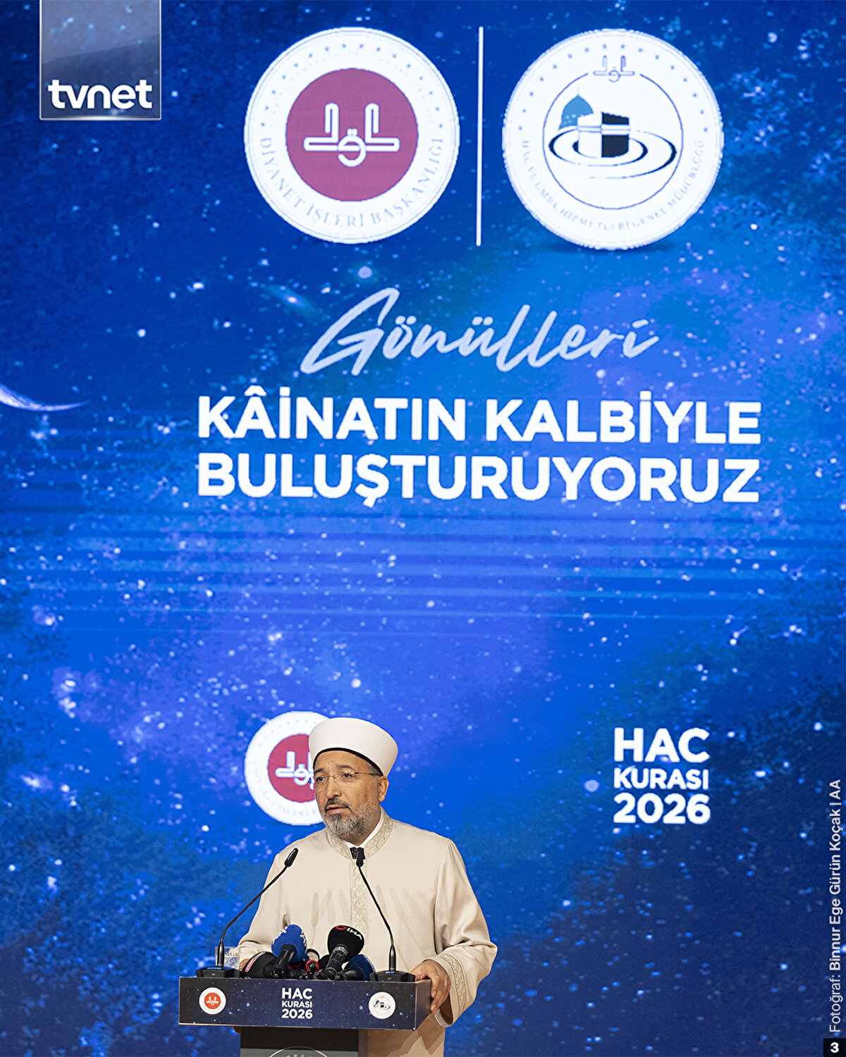 Diyanet İşleri Başkanlığı'nca 2026 hac kurası çekildi. Bu yıl kura çekimine ilk defa başvuru yapan ve kaydını güncelleyen 1 milyon 799 bin 835 hacı adayı katıldı.