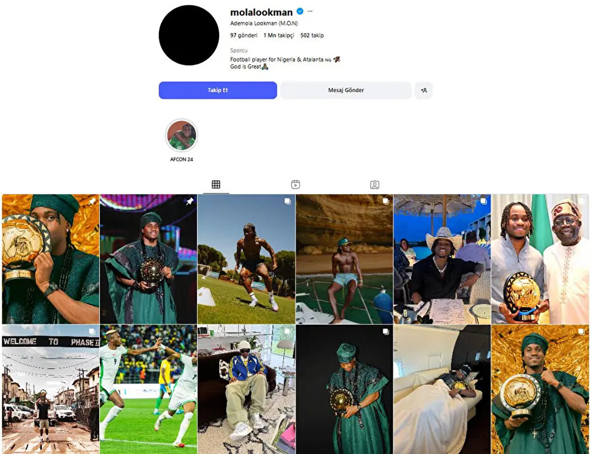 Sosyal medya hesabından Atalanta'yı takibi bırakan Lookman, İtalyan ekibiyle ilgili yaptığı tüm paylaşımları da sildi.<br><br>