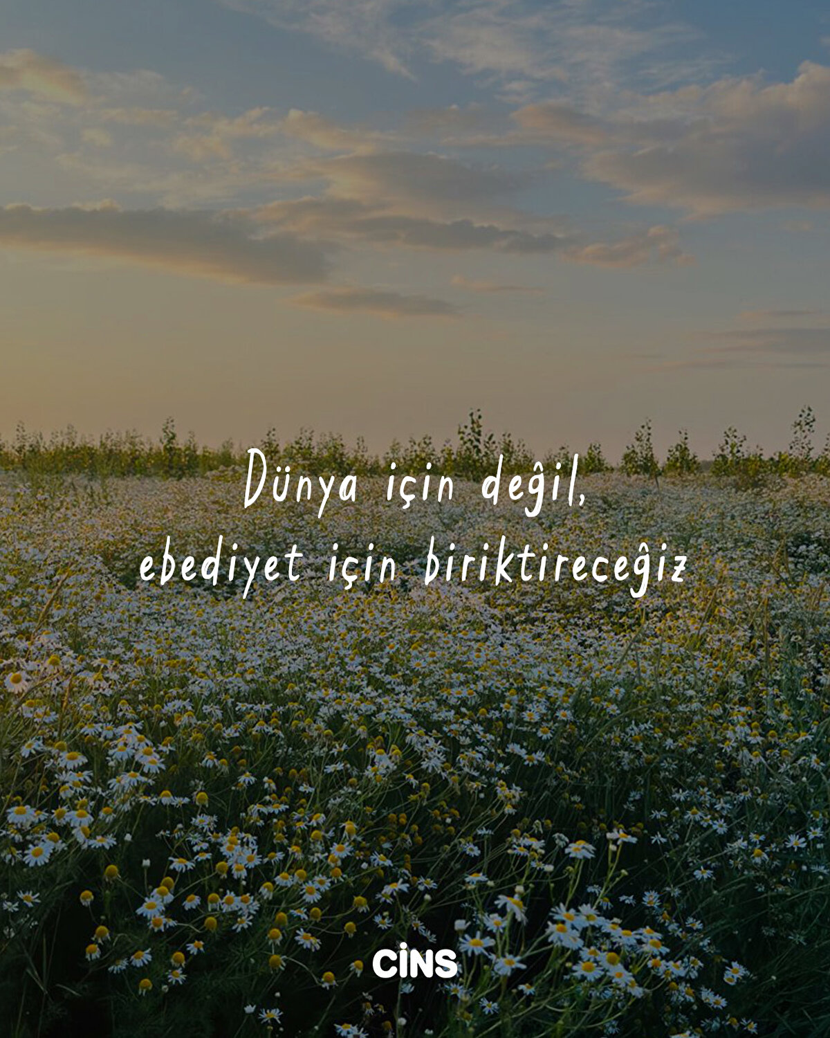 Dünya için değil, ebediyet için biriktireceğiz