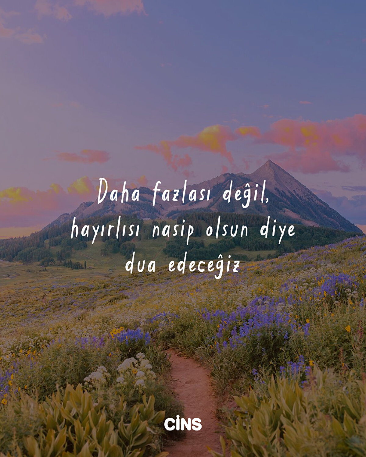 Daha fazlası değil, hayırlısı nasip olsun diye dua edeceğiz