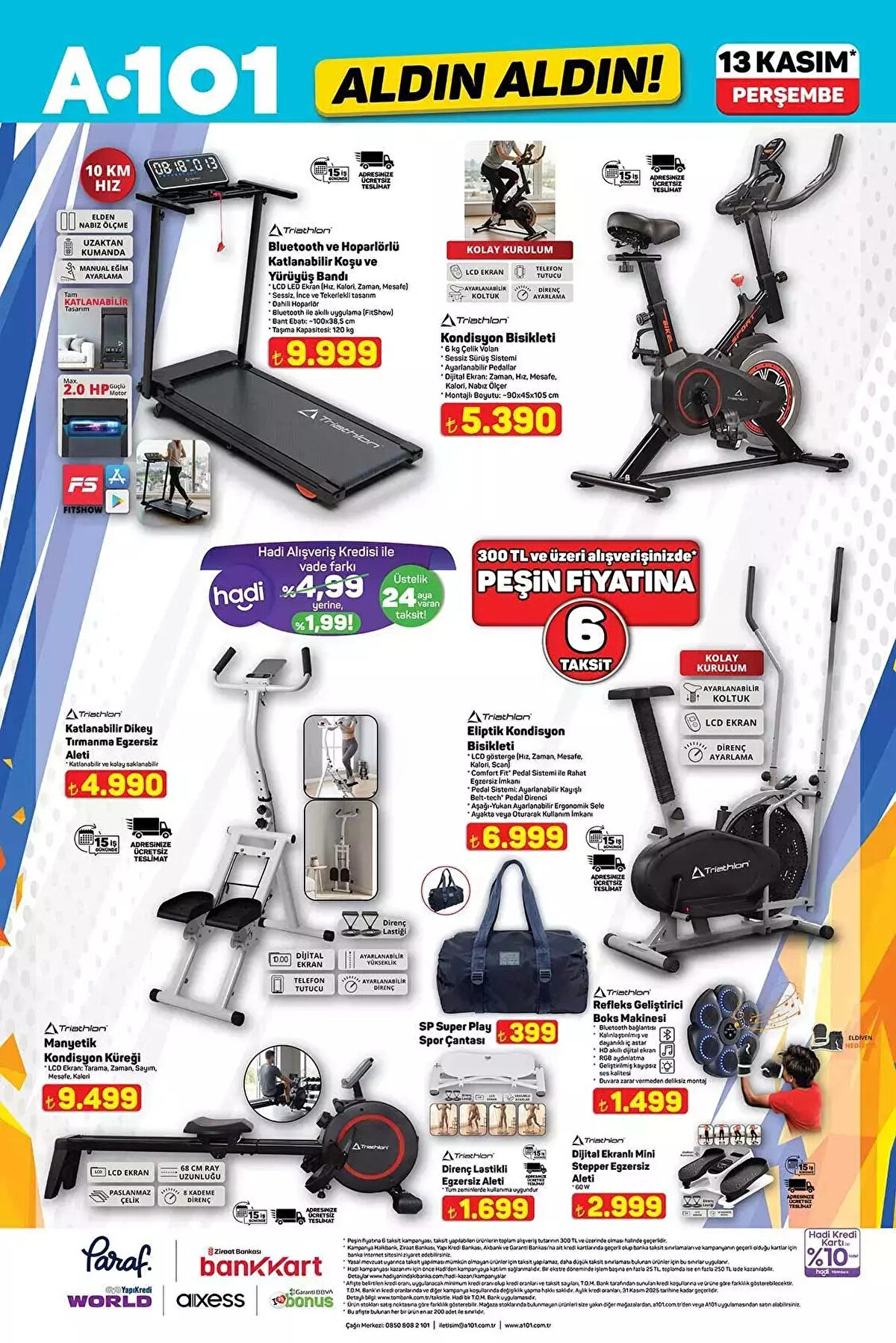 13 KASIM A101 ALDIN ALDIN AKTÜEL KATALOĞU