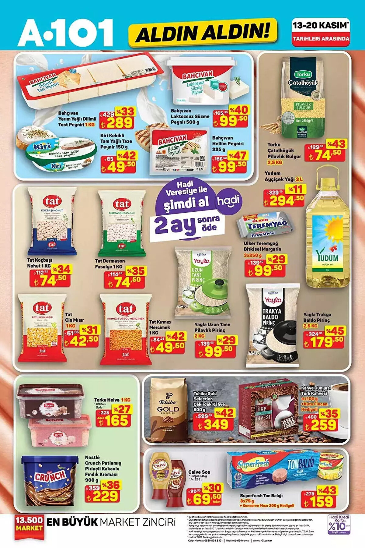 13 KASIM A101 ALDIN ALDIN AKTÜEL KATALOĞU