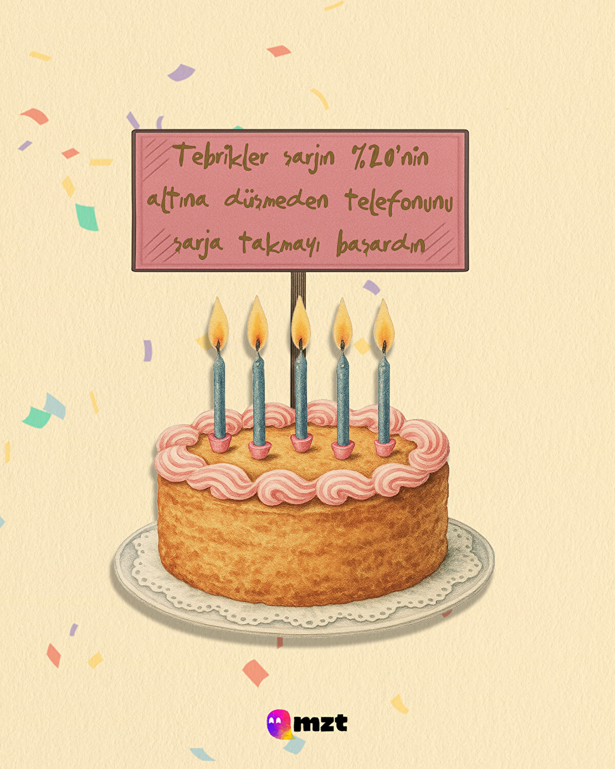 Tebrikler şarjın %20'nin altına düşmeden telefonunu şarja takmayı başardın