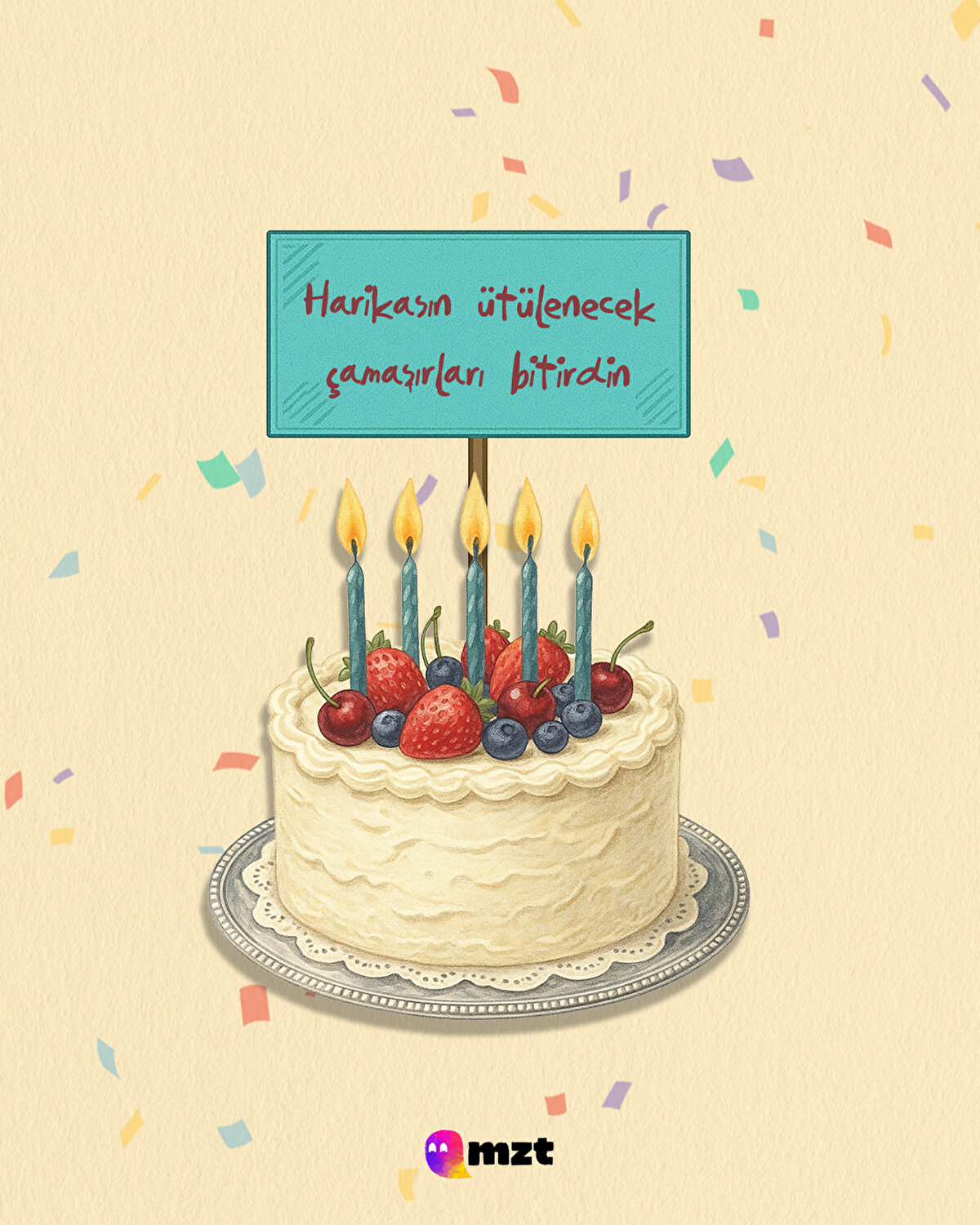 Harikasın ütülenecek çamaşırları bitirdin