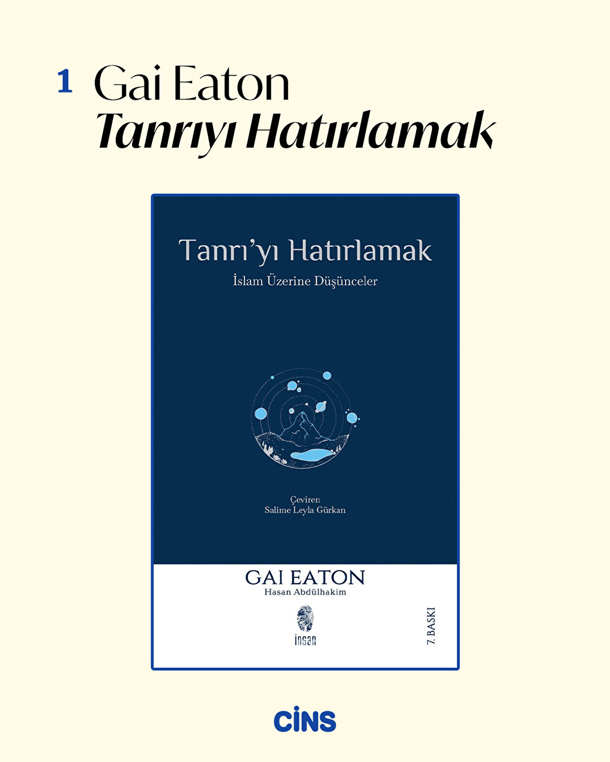 1-) Gai Eaton<br>Tanrıyı Hatırlamak