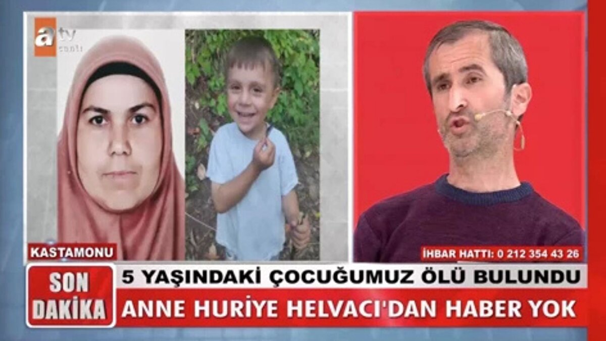Kastamonu Bozkurt’ta 2 Kasım’da kaybolan 43 yaşındaki anne Huriye Helvacı ile 5 yaşındaki oğlu Osman sırra kadem basmıştı. Ekipler 9 gün boyunca bölgeyi didik didik aradı, anne ve oğlundan günler sonra kahreden haber geldi. Anne ve oğlunun cansız bedenleri birbirinden 200 metre uzaklıkta bulundu. Annenin cansız bedeninin çıplak olarak bulunması şüpheleri iyiden iyiye arttırırken, ön inceleme raporu ortaya çıktı.  Çalışmalarını aralıksız sürdüren AFAD, UMKE, JAK ekipleri tarafınsan annenin cesedinin bulunduğu yere yaklaşık 200 metre uzaklıkta çantası ile 100 metre uzaklıkta ayakkabısı bulundu. Ayrıca annenin kayıp olan cep telefonuna ise henüz ulaşılamadı. Arama çalışmalarına öğleden sonrada devam edilmesi bekleniyor.