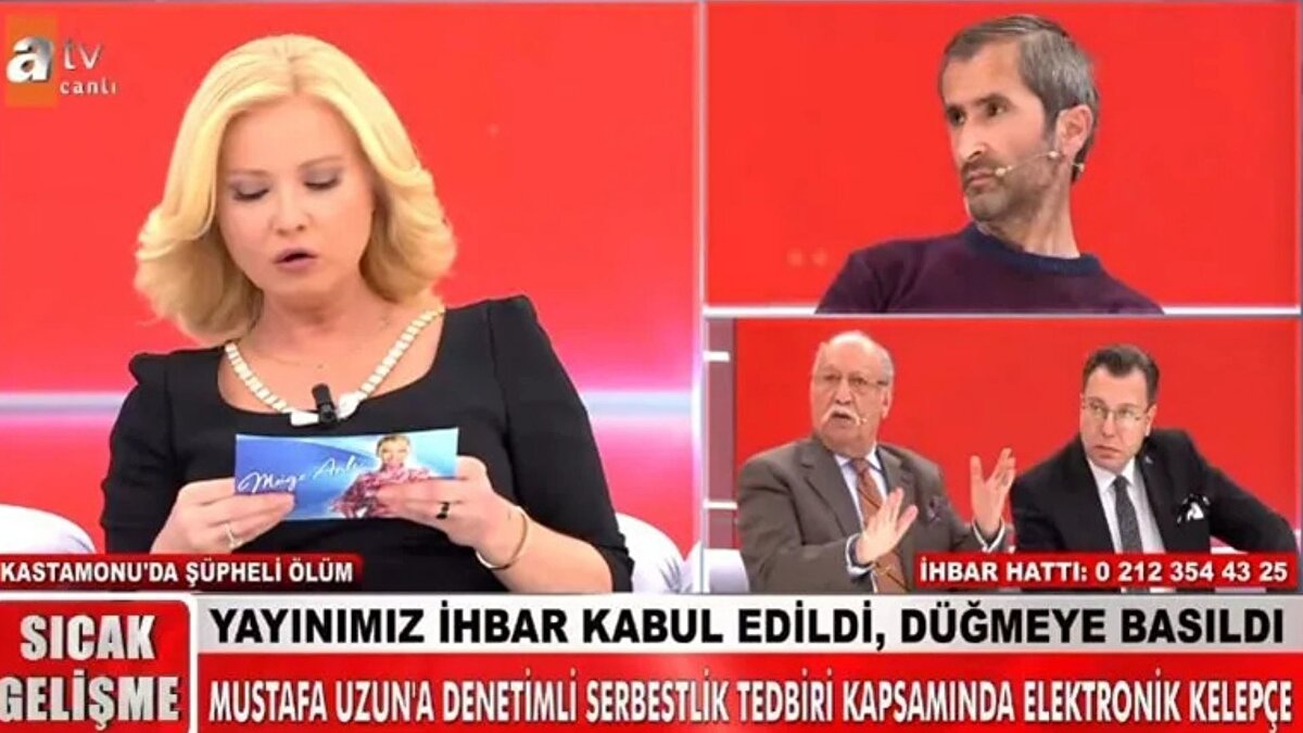 Müge Anlı ile Tatlı Sert programında Huriye ve Osman Helvacı'nın cansız bedenine ulaşıldı. Huriye Helvacı'nın cansız bedeninin çıplak olması cinayet şüphelerini arttırdı. Huriye ve Osman Helvacı'nın kaybolmadan önce eski enişte Mustafa Uzun ile görüşmek üzere yola çıkmış olması şüpheleri Uzun'un üzerine çekti.