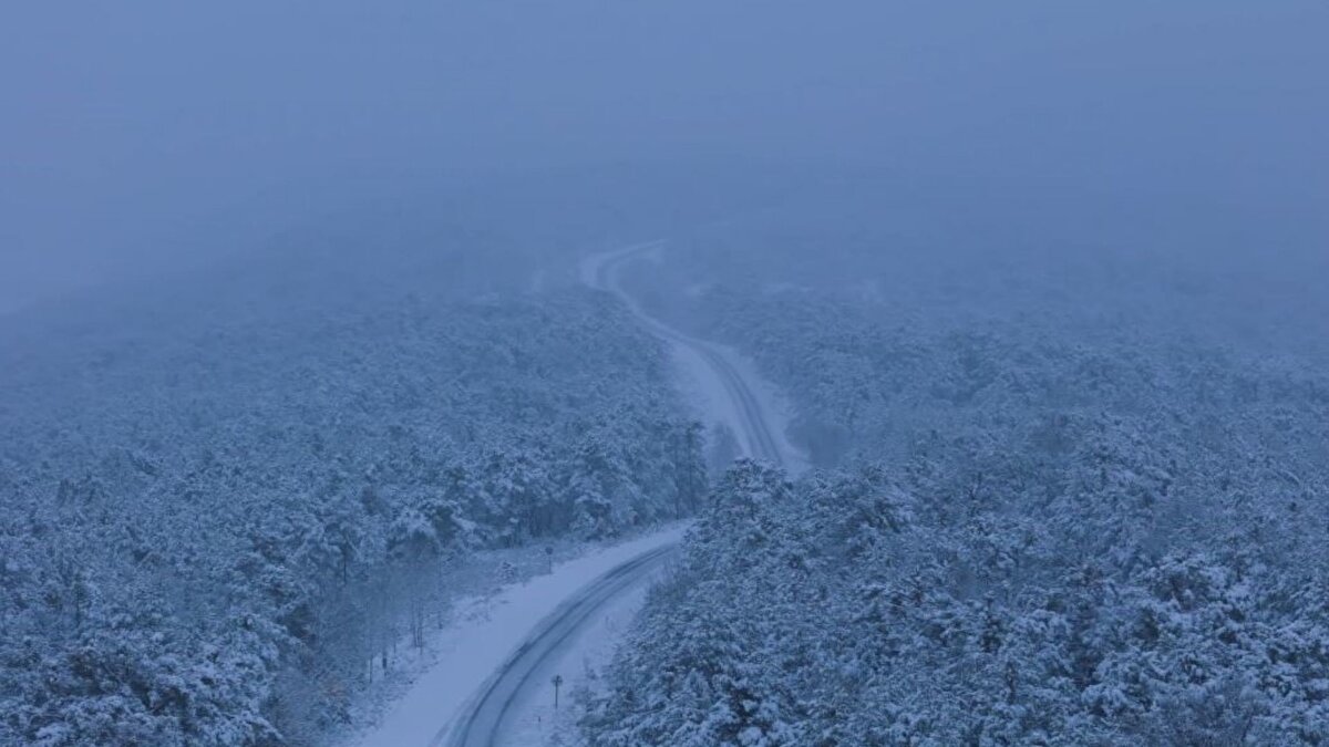 Meteoroloji Genel Müdürlüğü’nün uyarıları sonrası İç Anadolu Bölgesi’nin çeşitli illerinde kar yağışı görüldü. Yozgat’ın yüksek kesimlerinde gece saatlerinde başlayan kar yağışı, Akdağmadeni ilçesini beyaza bürüdü. Güne kar yağışı ile başlayan vatandaşlar, trafikte ilerlemekte güçlük çekti. İlçede bulunan ormanlık alan, kar yağışı ile birlikte kartpostallık görüntülere sahne oldu. Ormandaki eşsiz manzara dron ile havadan görüntülendi.