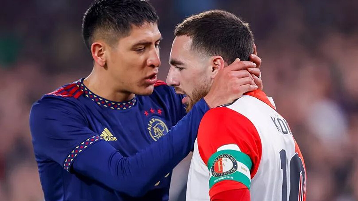 Olay Anı: “Edson, Orkun'un çocukluk arkadaşıydı istemsiz olmuş”<br><br>Baba Kökçü, derbinin 25. dakikasında Edson Alvarez’e yaptığı müdahale sonrası oyundan atılan Orkun’un hareketini bir kasıt olarak görmediğini vurguladı. Halis Kökçü, çarpıcı bir detayı paylaşarak, pozisyonun futbolun doğasında olduğunu ve iki oyuncunun arasındaki ilişkiyi şöyle özetledi:<br>